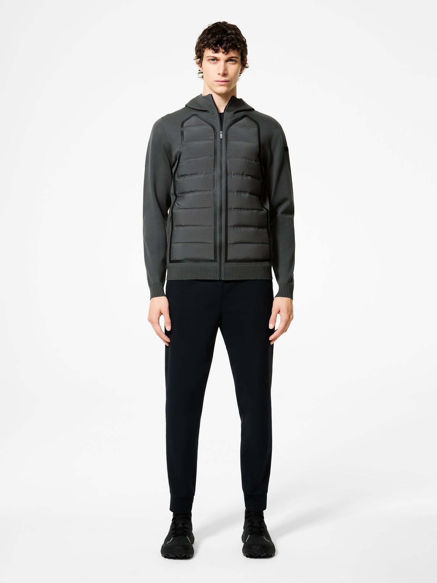 Bacon Duck Hood Zip Soft Knit