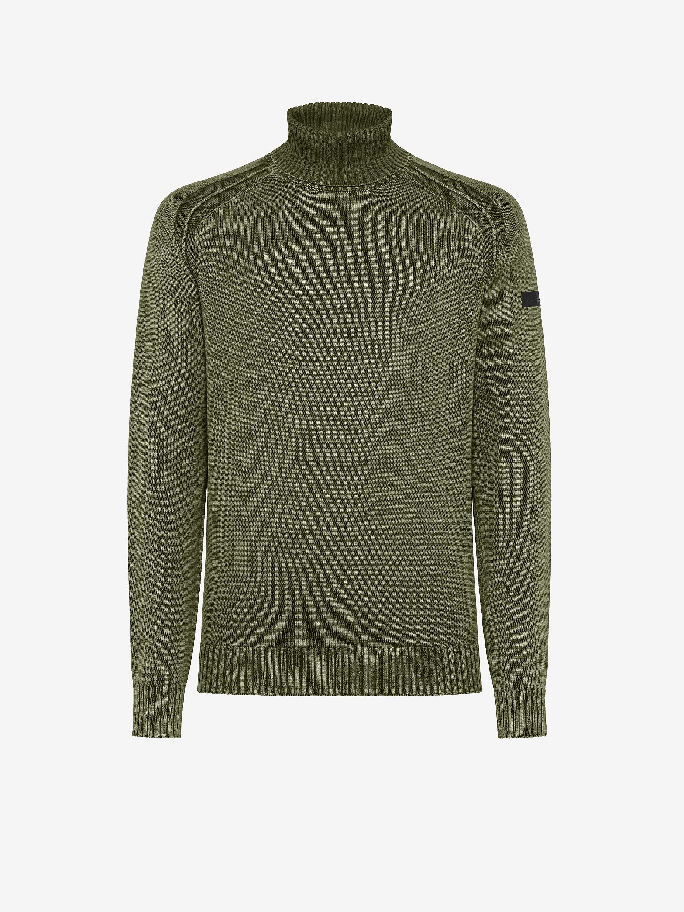 Cotton Techno Wash Turtleneck Knit - RRD Roberto Ricci Designs - Official Online Store