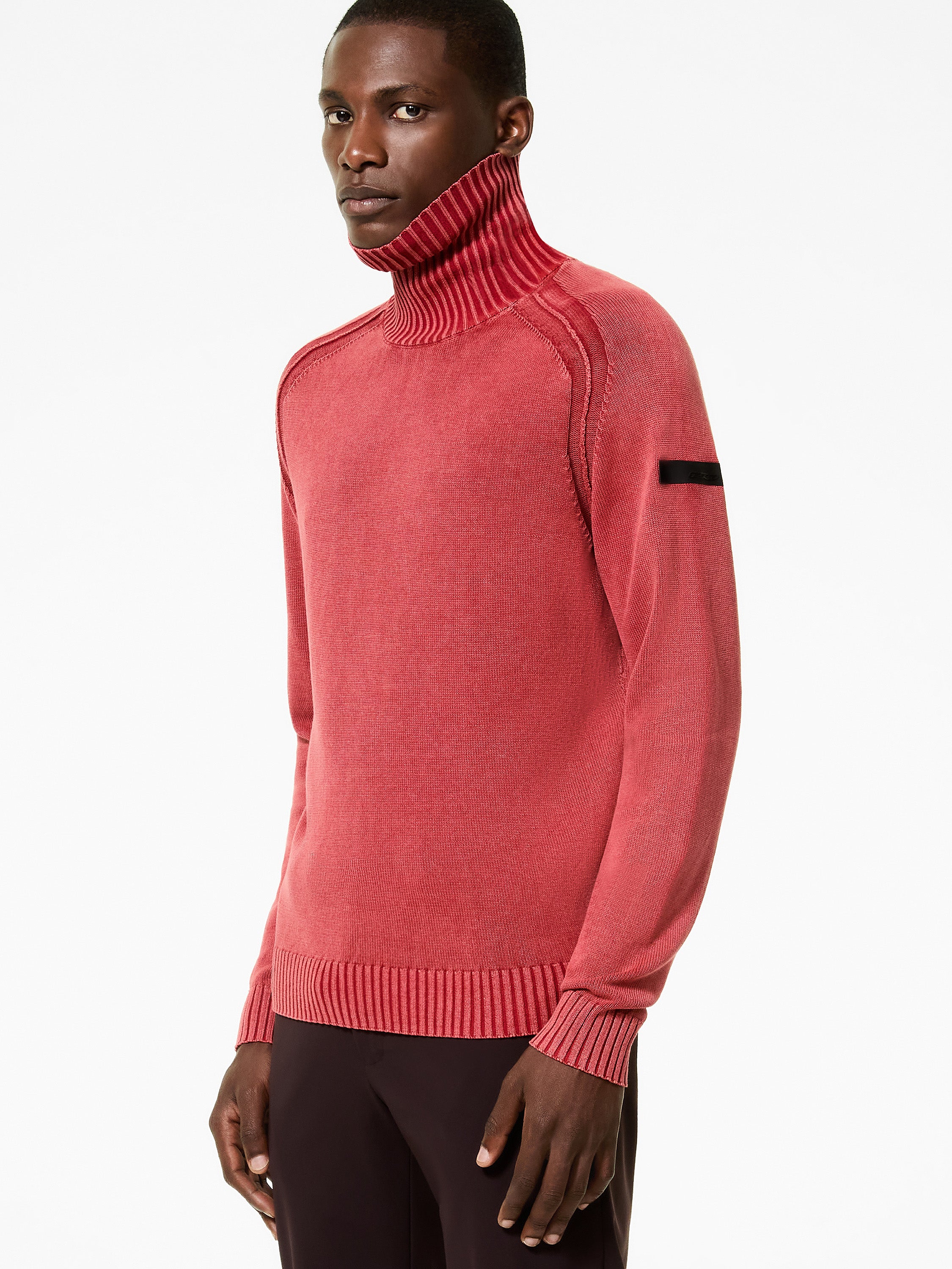 Cotton Techno Wash Turtleneck Knit - RRD Roberto Ricci Designs - Official Online Store