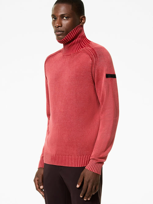 Cotton Techno Wash Turtleneck Knit - RRD Roberto Ricci Designs - Official Online Store