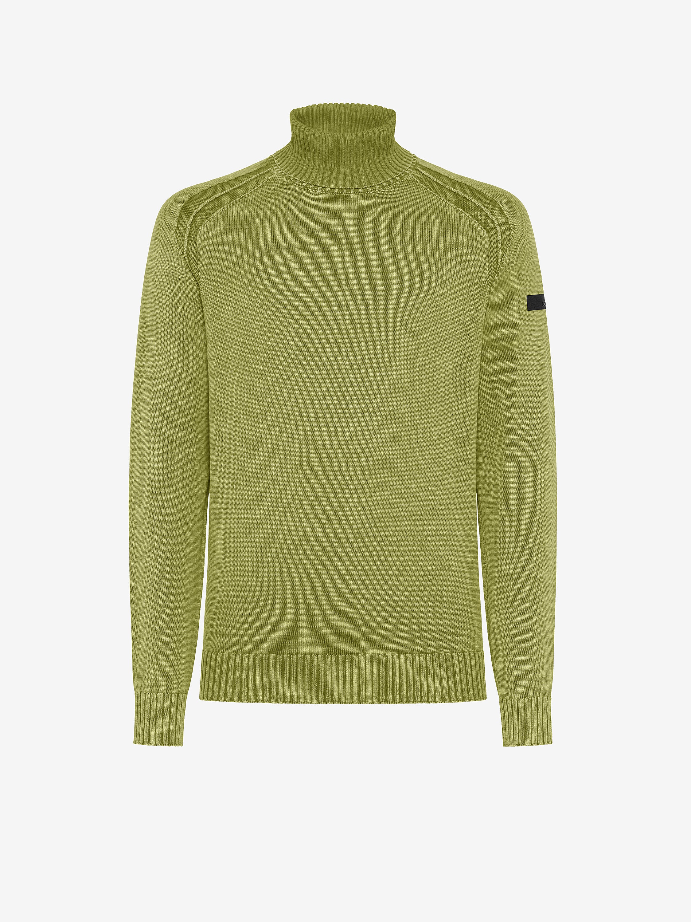 Cotton Techno Wash Turtleneck Knit - RRD Roberto Ricci Designs - Official Online Store
