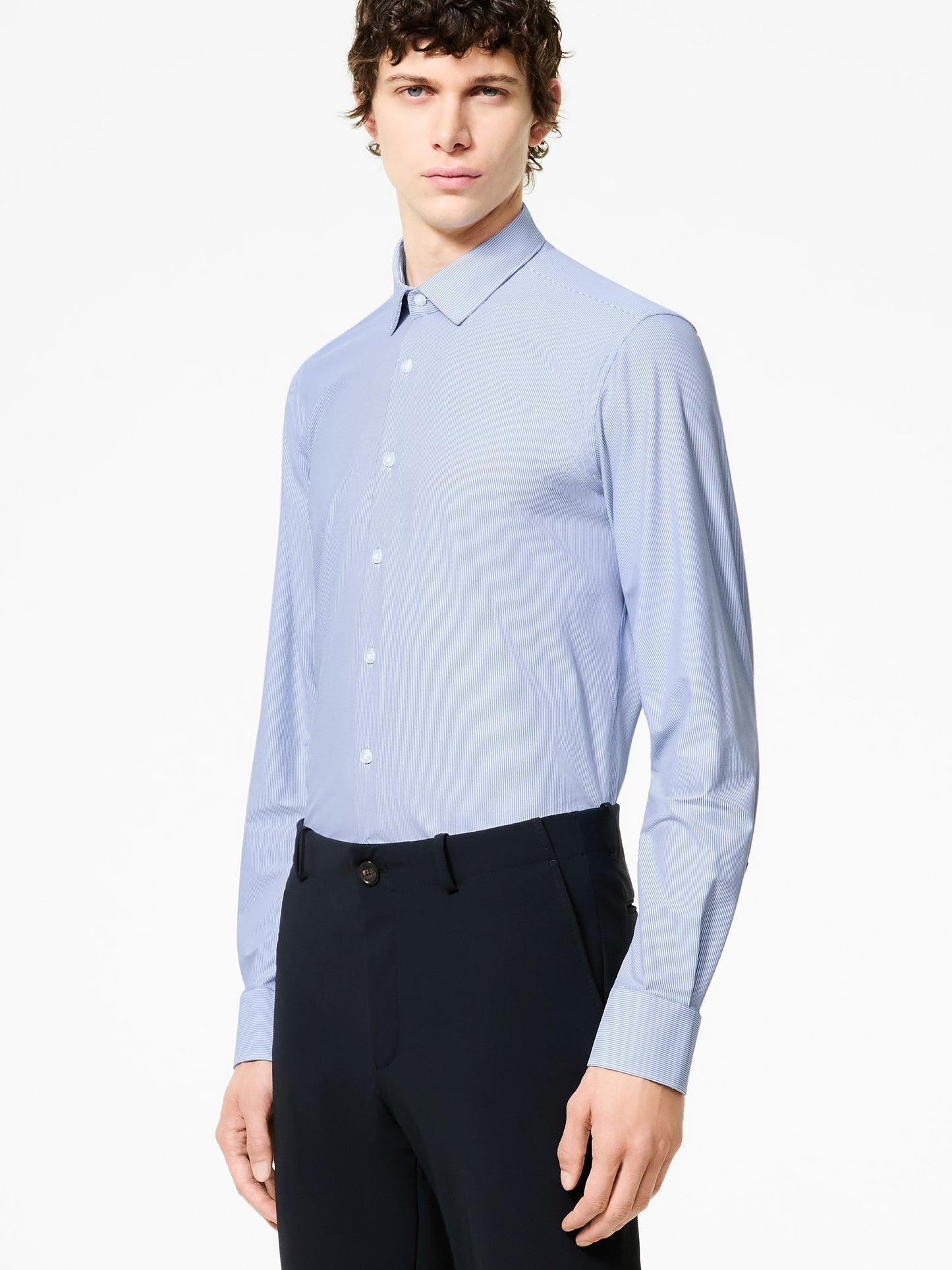 Oxford Jacquard Open Shirt