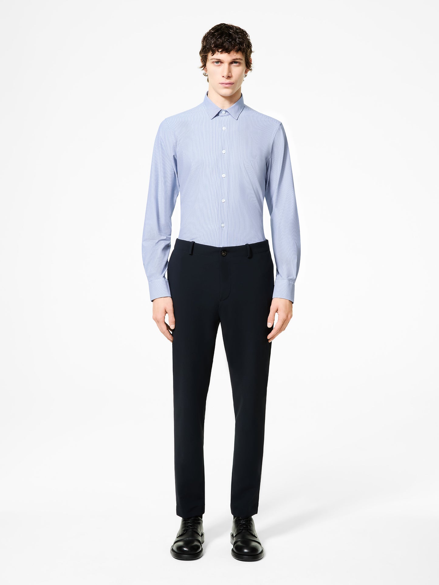 Oxford Jacquard Open Shirt