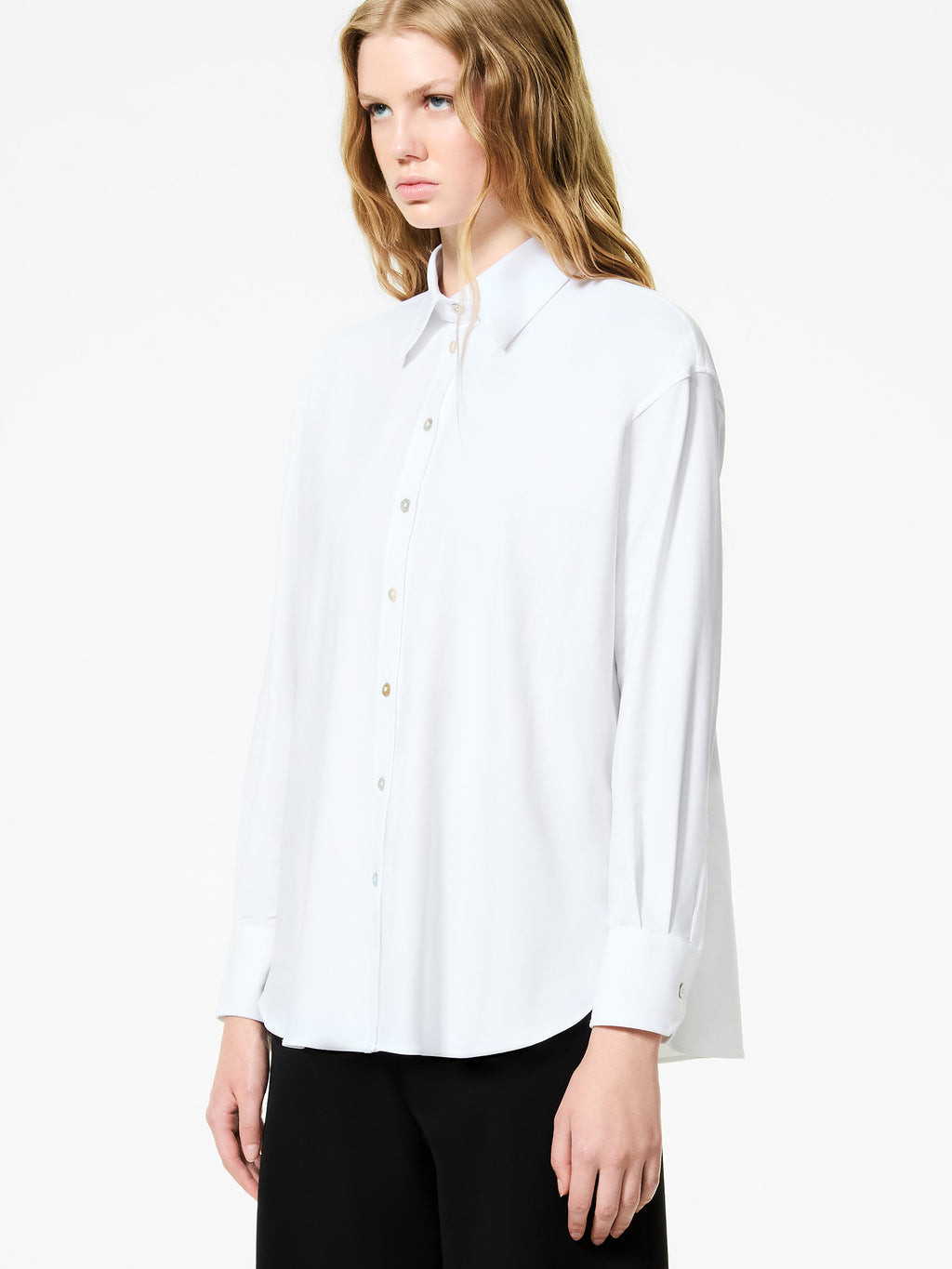 Oxford Jacquard Boyfriend Wom Shirt - RRD Roberto Ricci Designs - Official Online Store