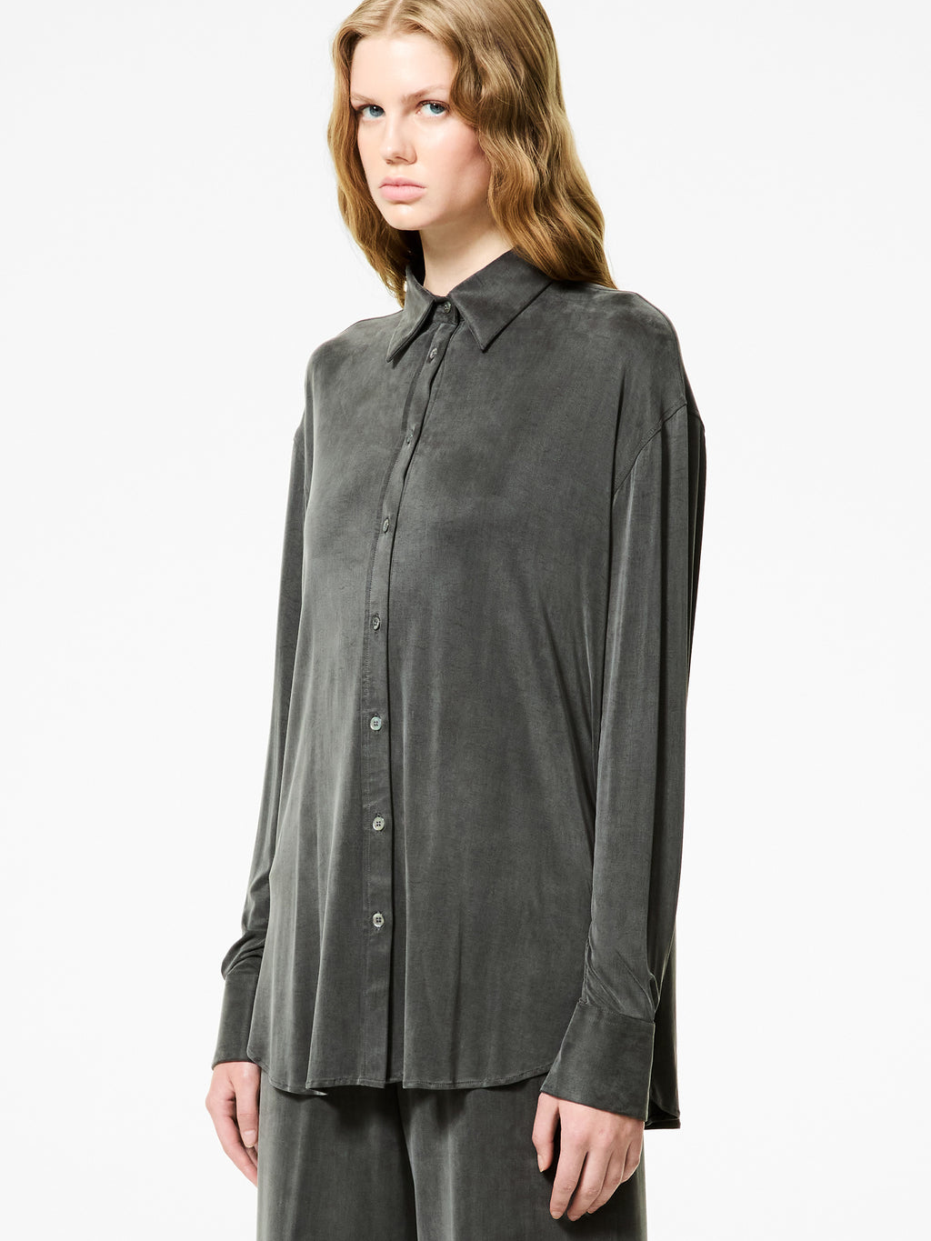 Cupro Boyfriend Wom Shirt - RRD Roberto Ricci Designs - Official Online Store