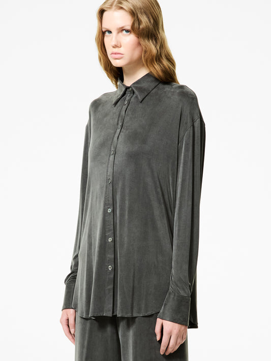 Cupro Boyfriend Women Shirt