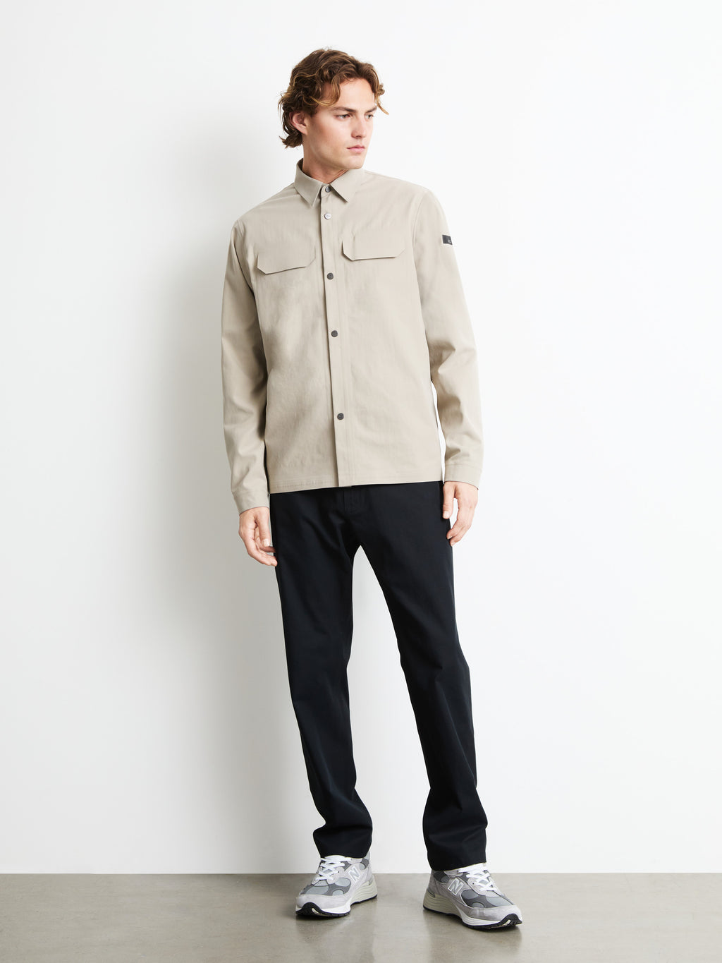 L_Glued Tech Overshirt Soft Jkt