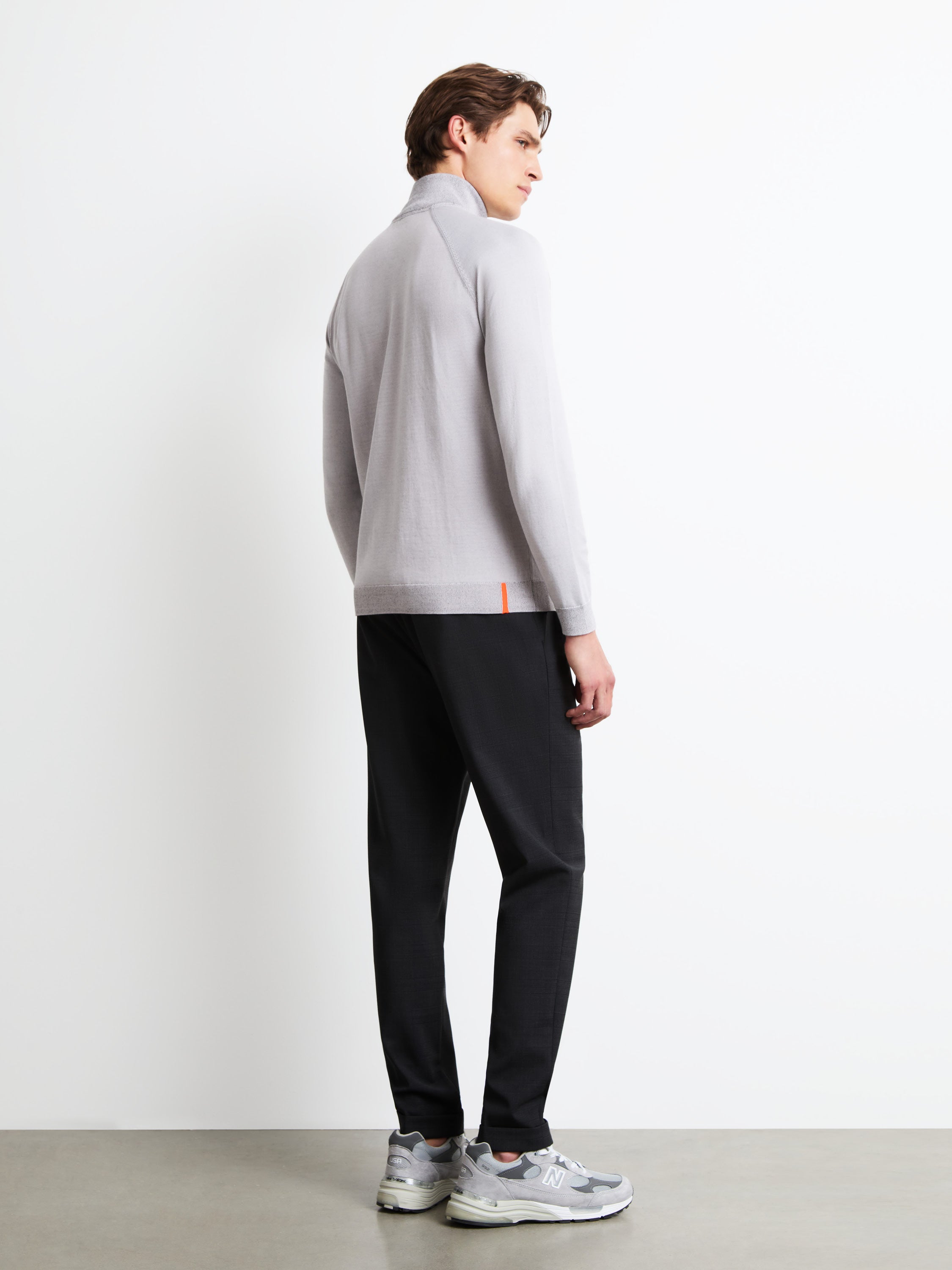 New Amos Cotton Full Zip Knit
