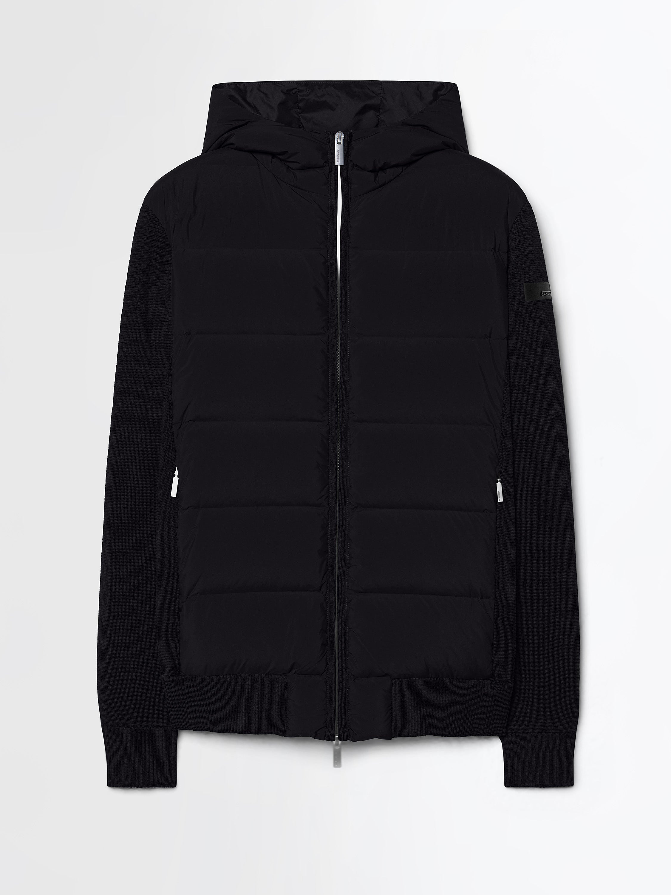 New Amos Hybrid Duck Hood Zip Soft Knit