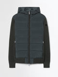 New Amos Hybrid Duck Hood Zip Soft Knit