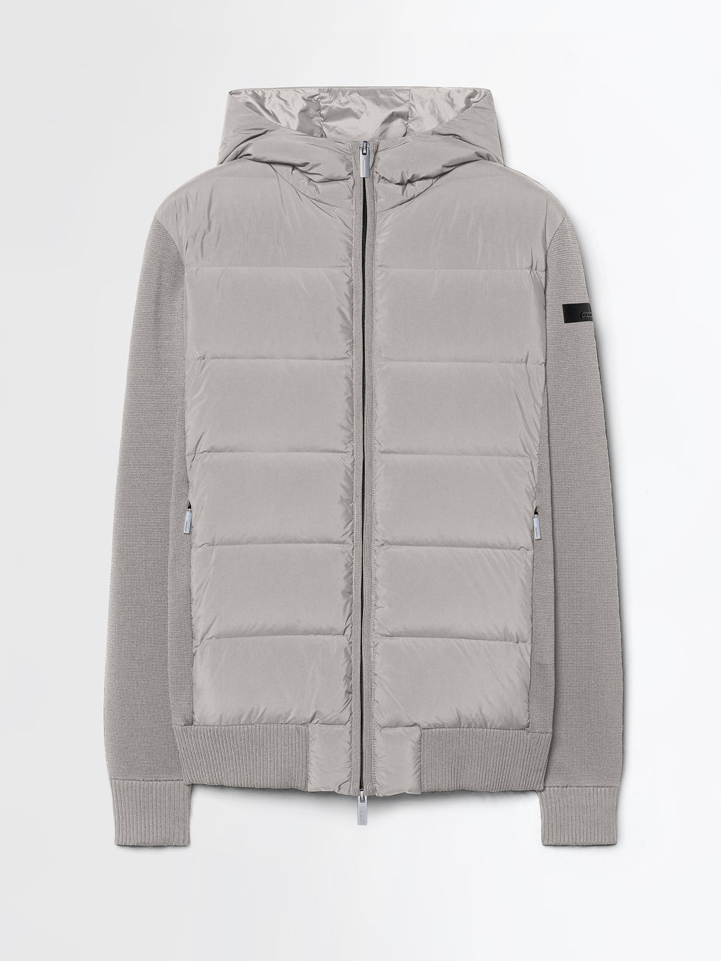 New Amos Hybrid Duck Hood Zip Soft Knit