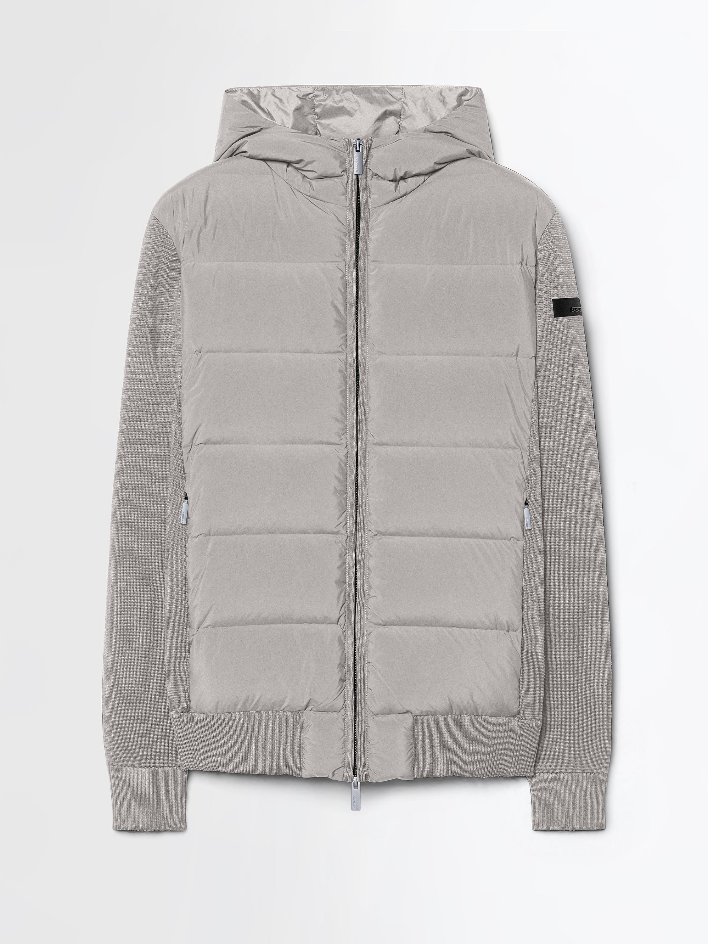 New Amos Hybrid Duck Hood Zip Soft Knit