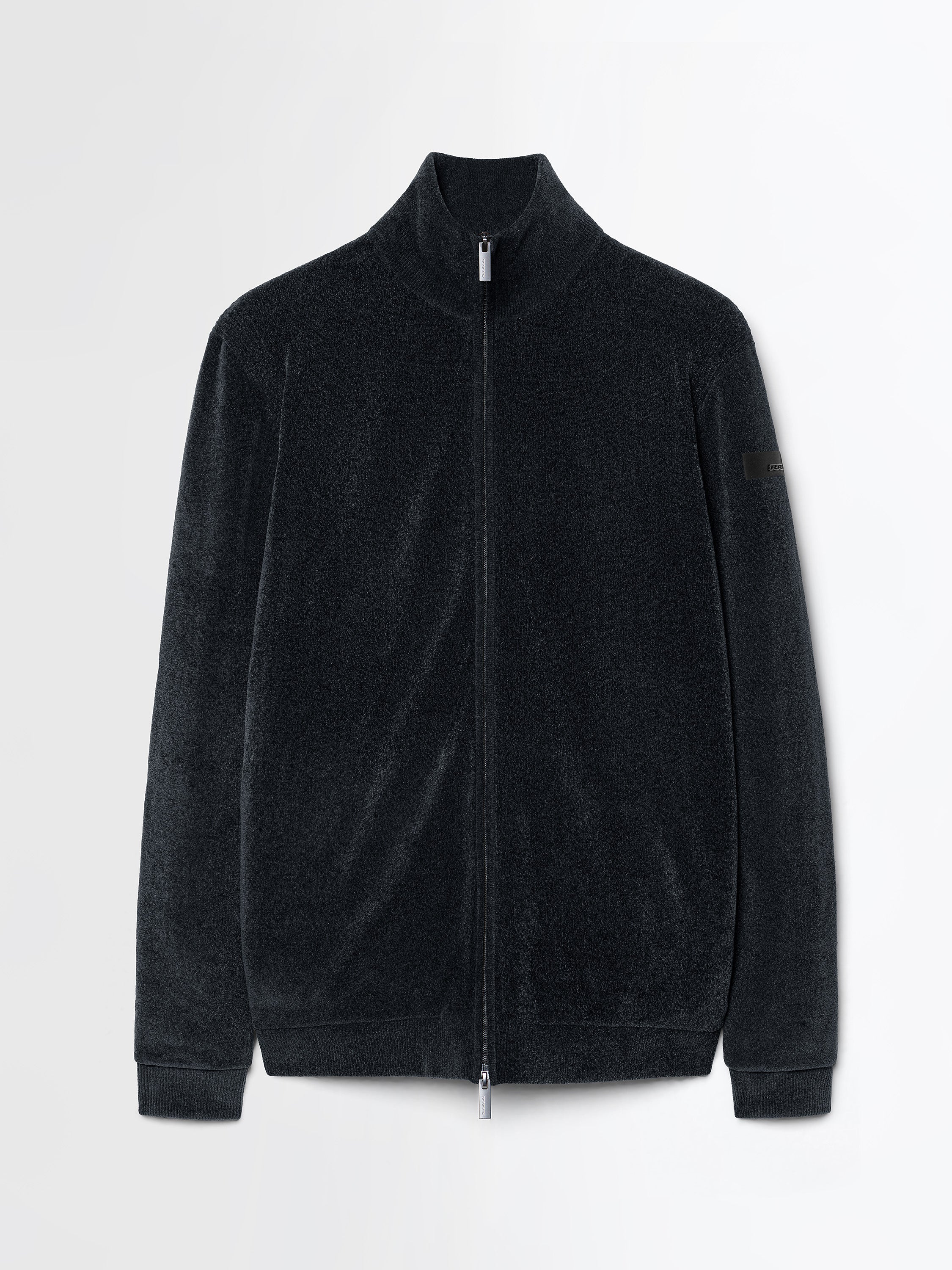 Velvet Dot Full Zip Soft Knit