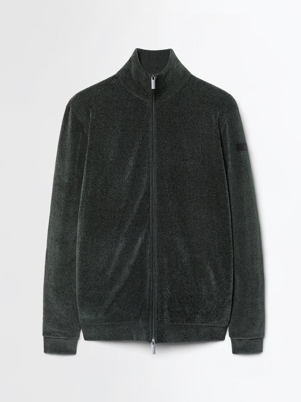 Velvet Dot Full Zip Soft Knit