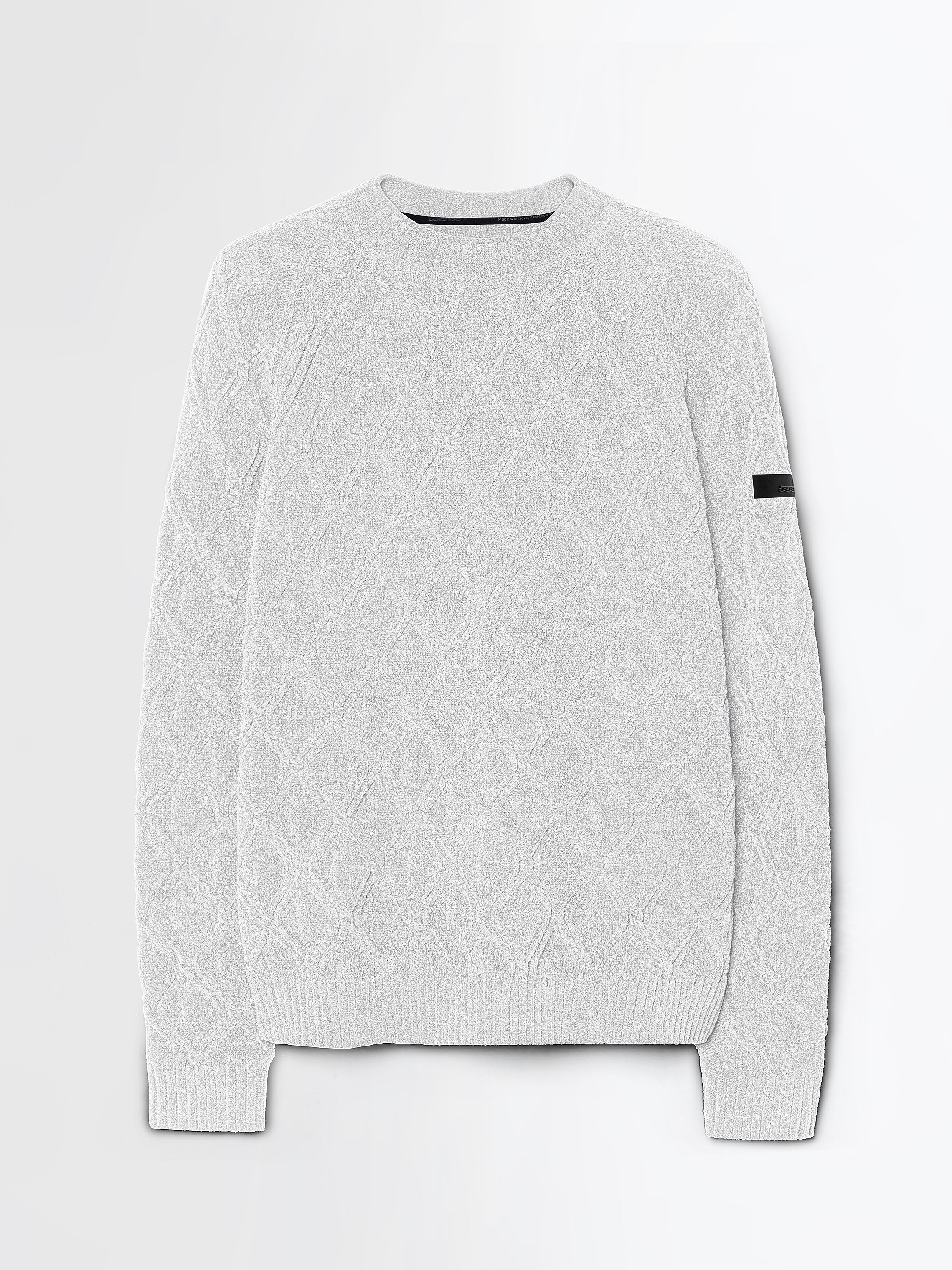 Velvet Rhombus Round Knit