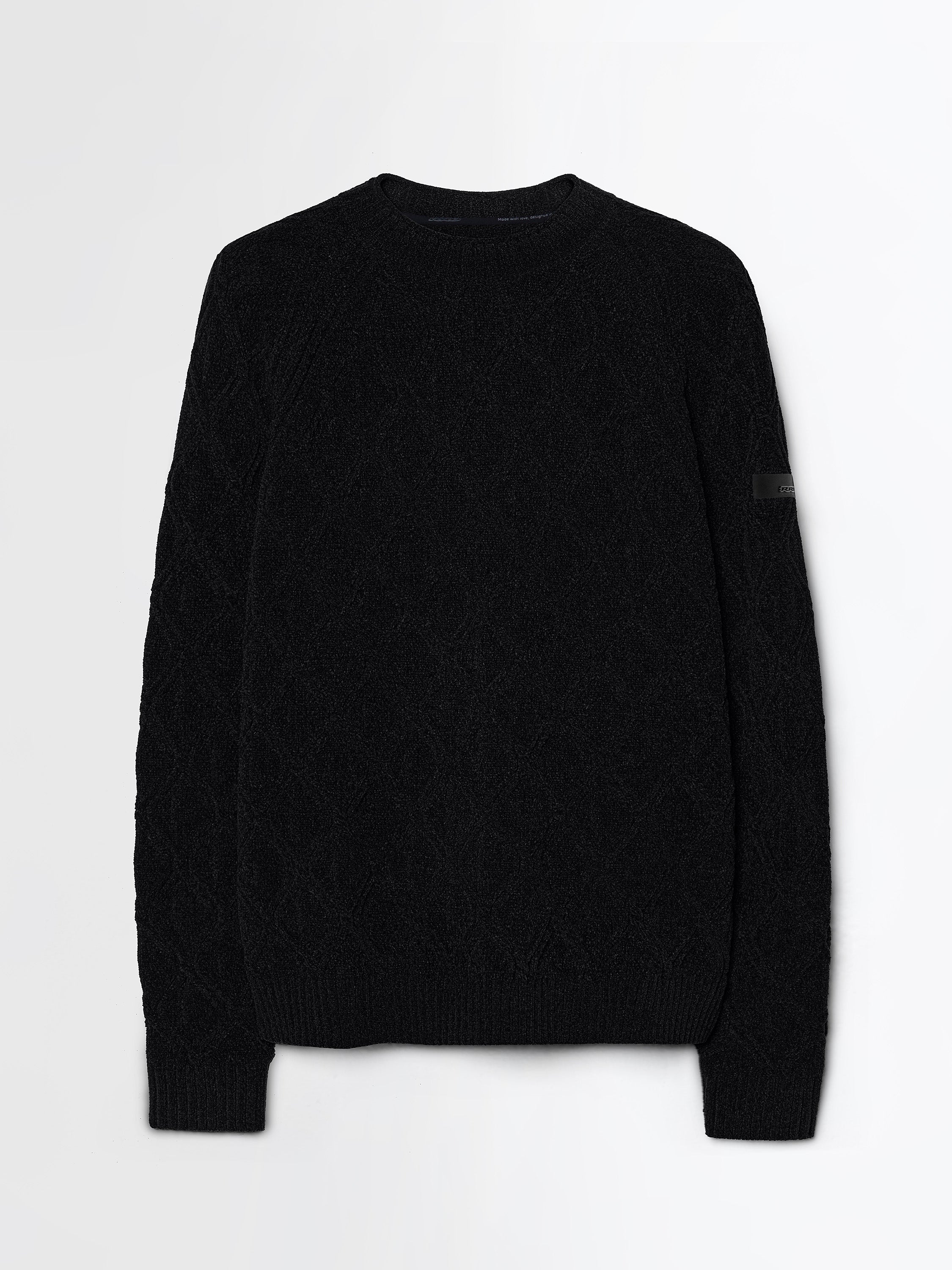 Velvet Rhombus Round Knit