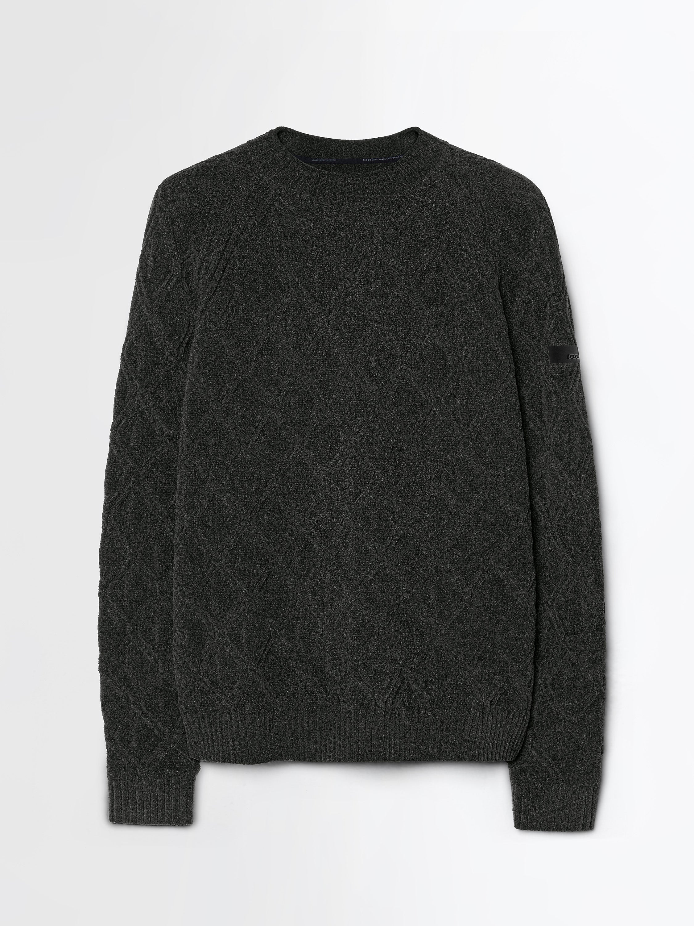 Velvet Rhombus Round Knit