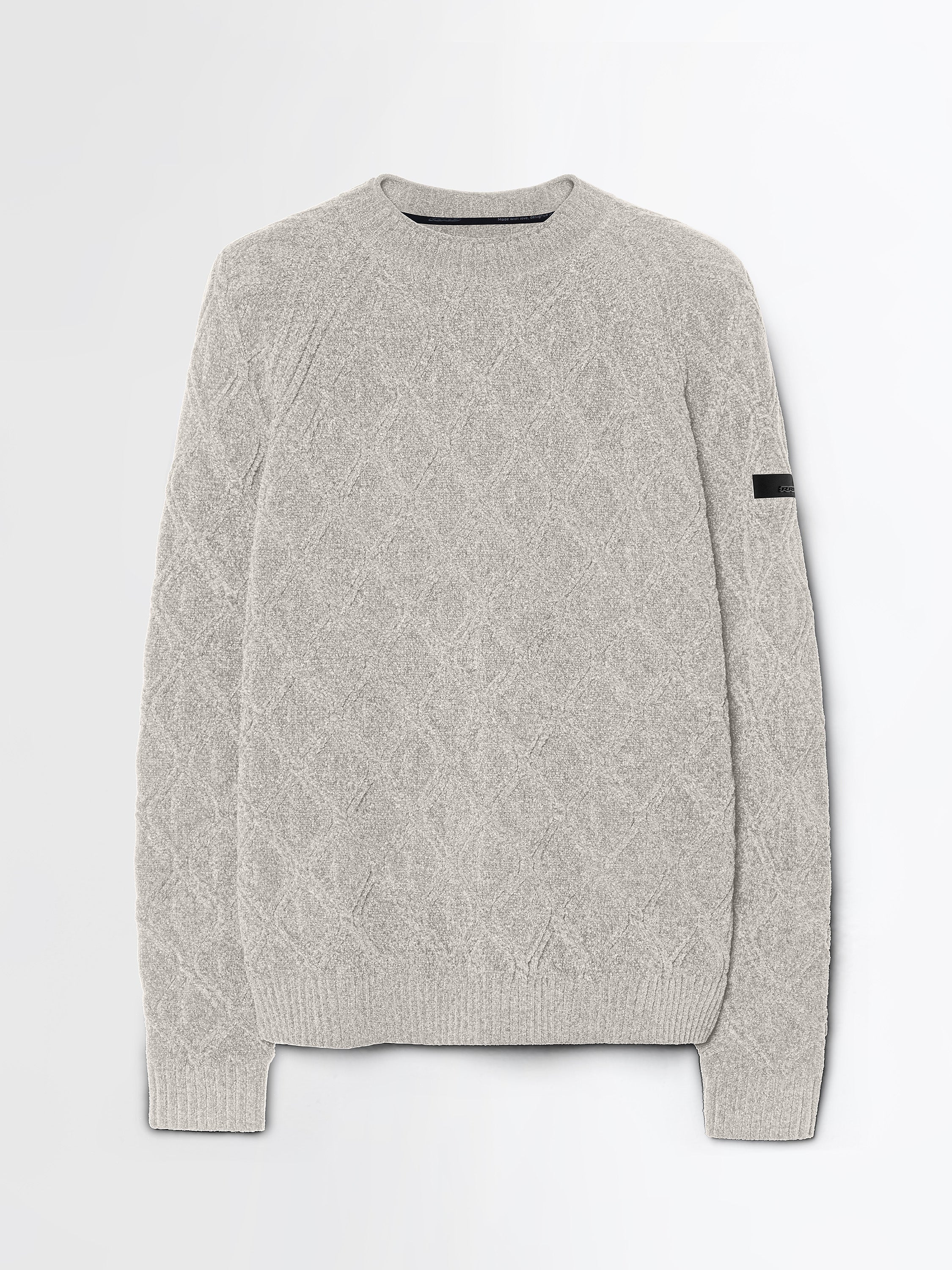 Velvet Rhombus Round Knit