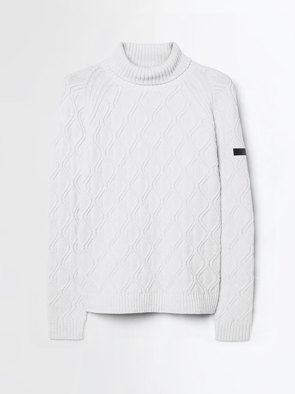 Velvet Rhombus Turtleneck Knit