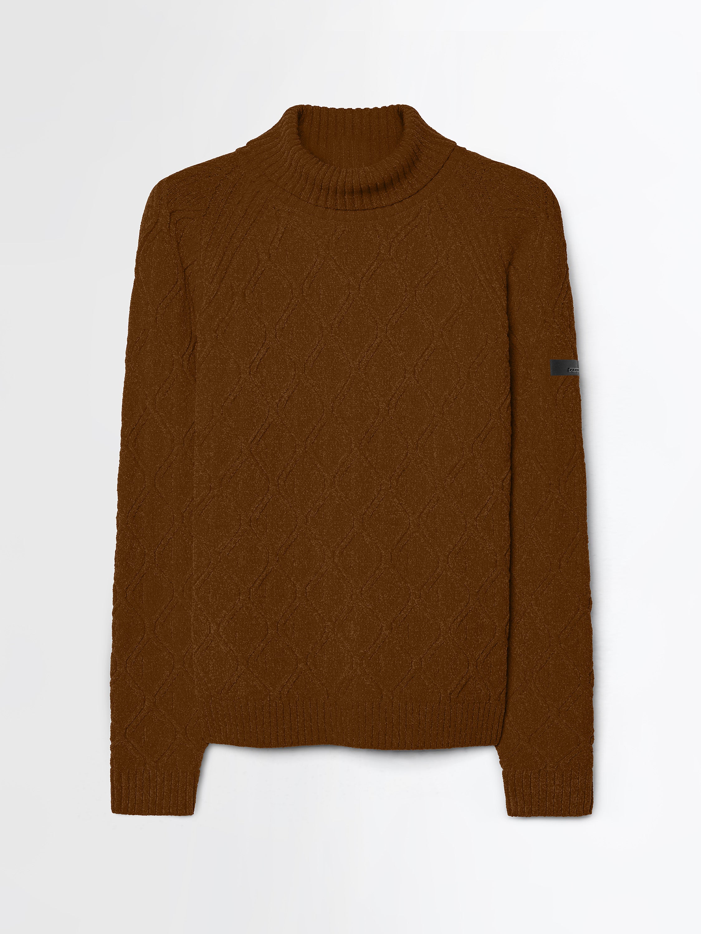Velvet Rhombus Turtleneck Knit