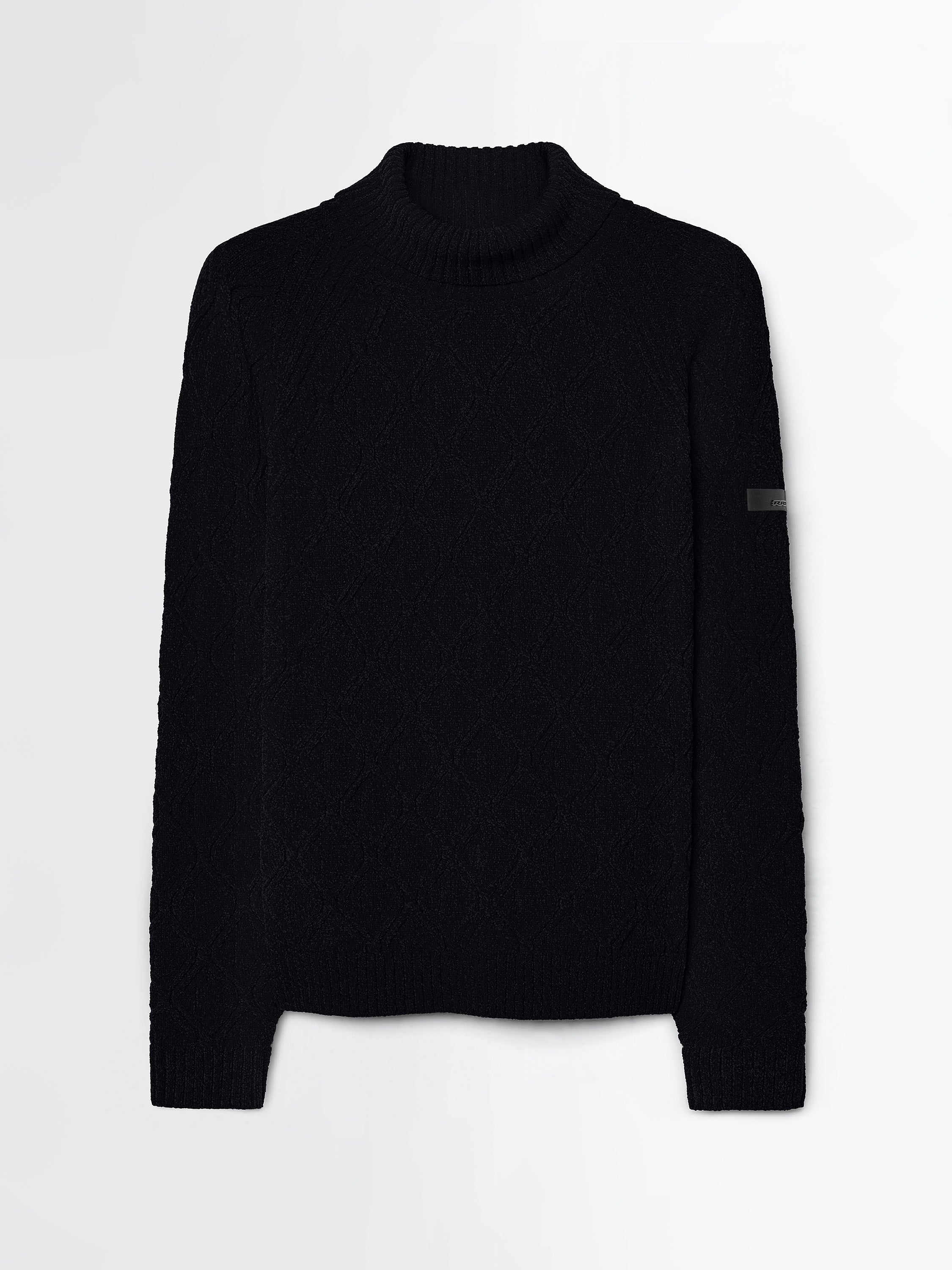 Velvet Rhombus Turtleneck Knit