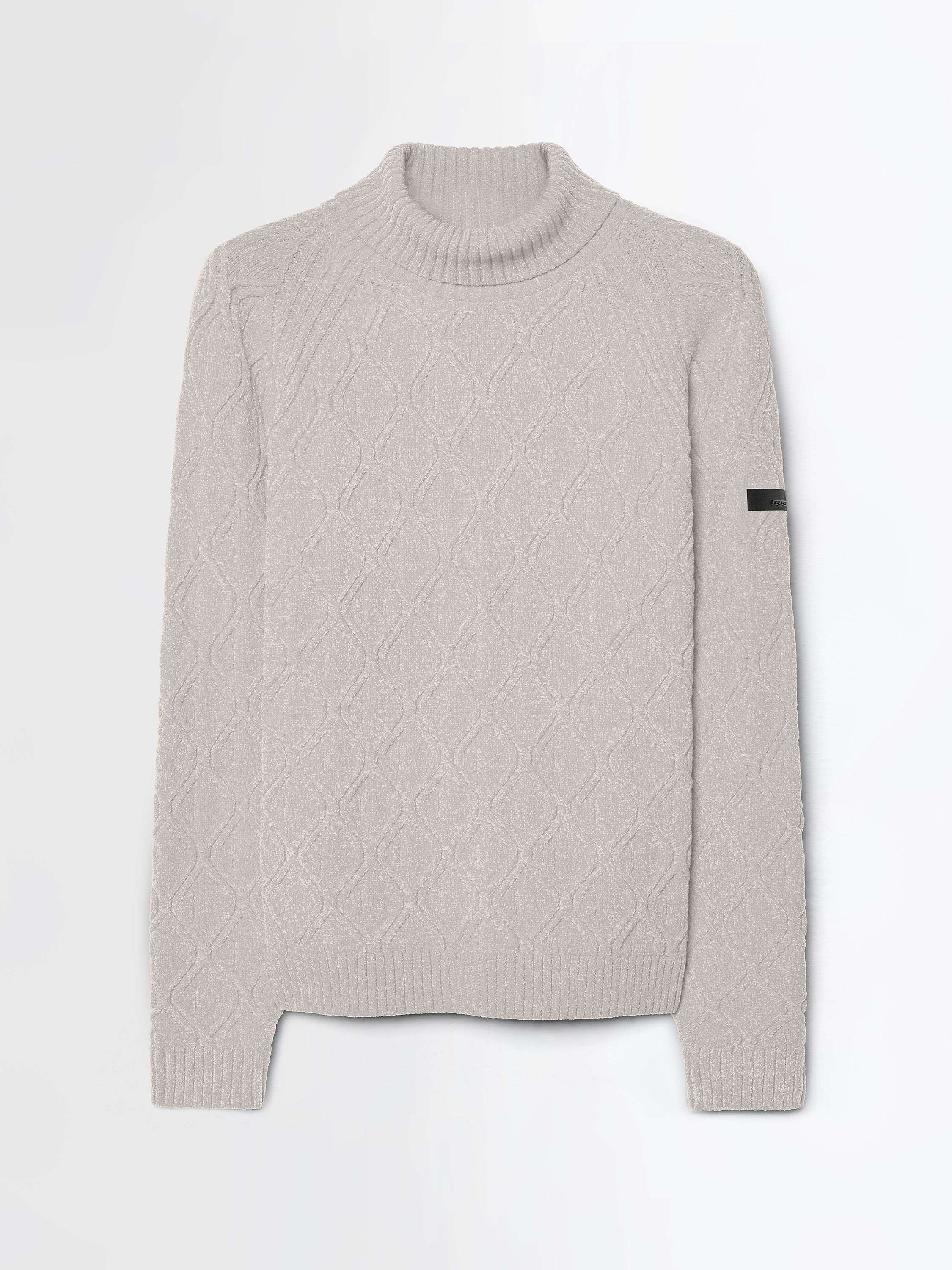 Velvet Rhombus Turtleneck Knit