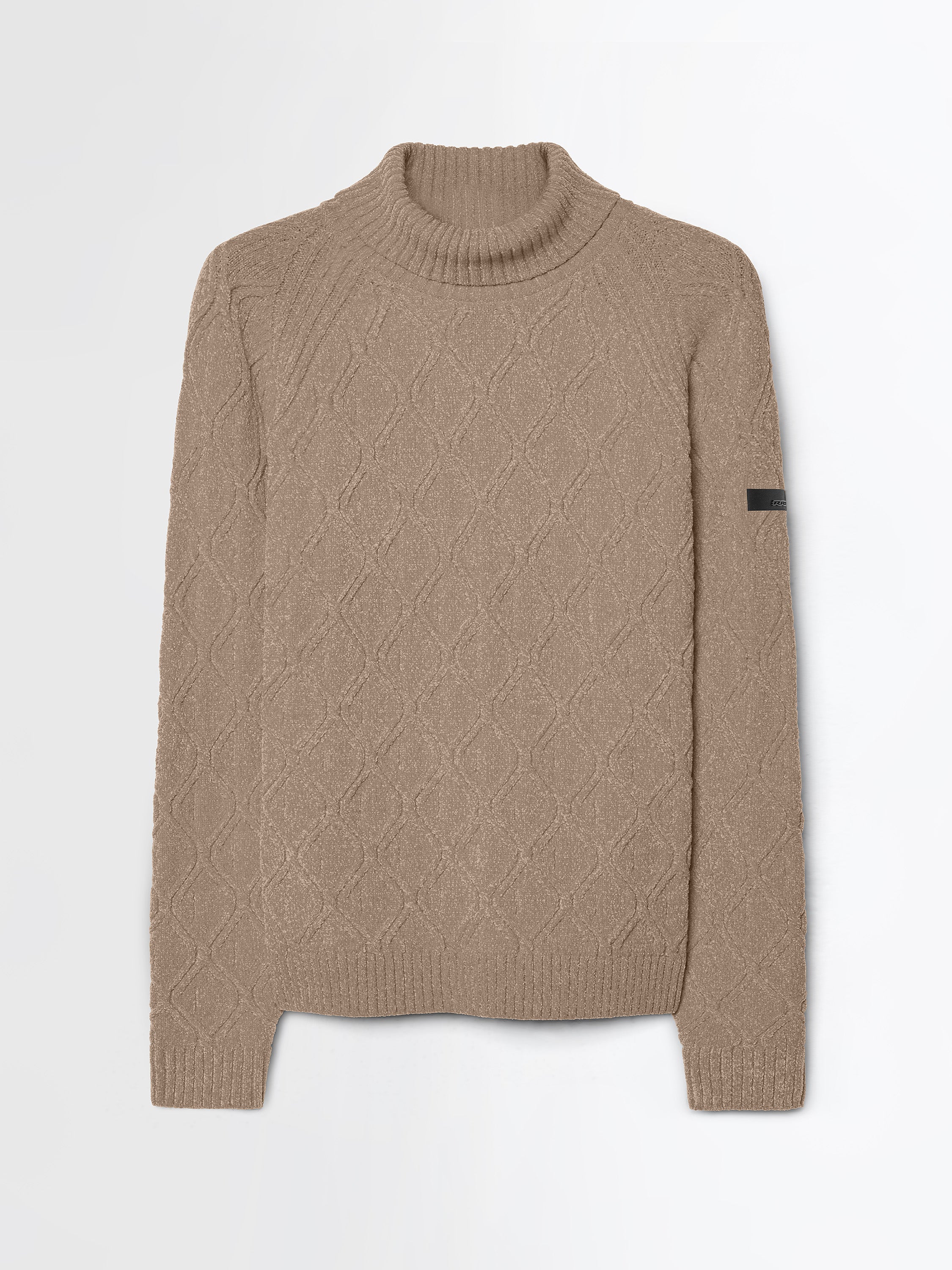 Velvet Rhombus Turtleneck Knit