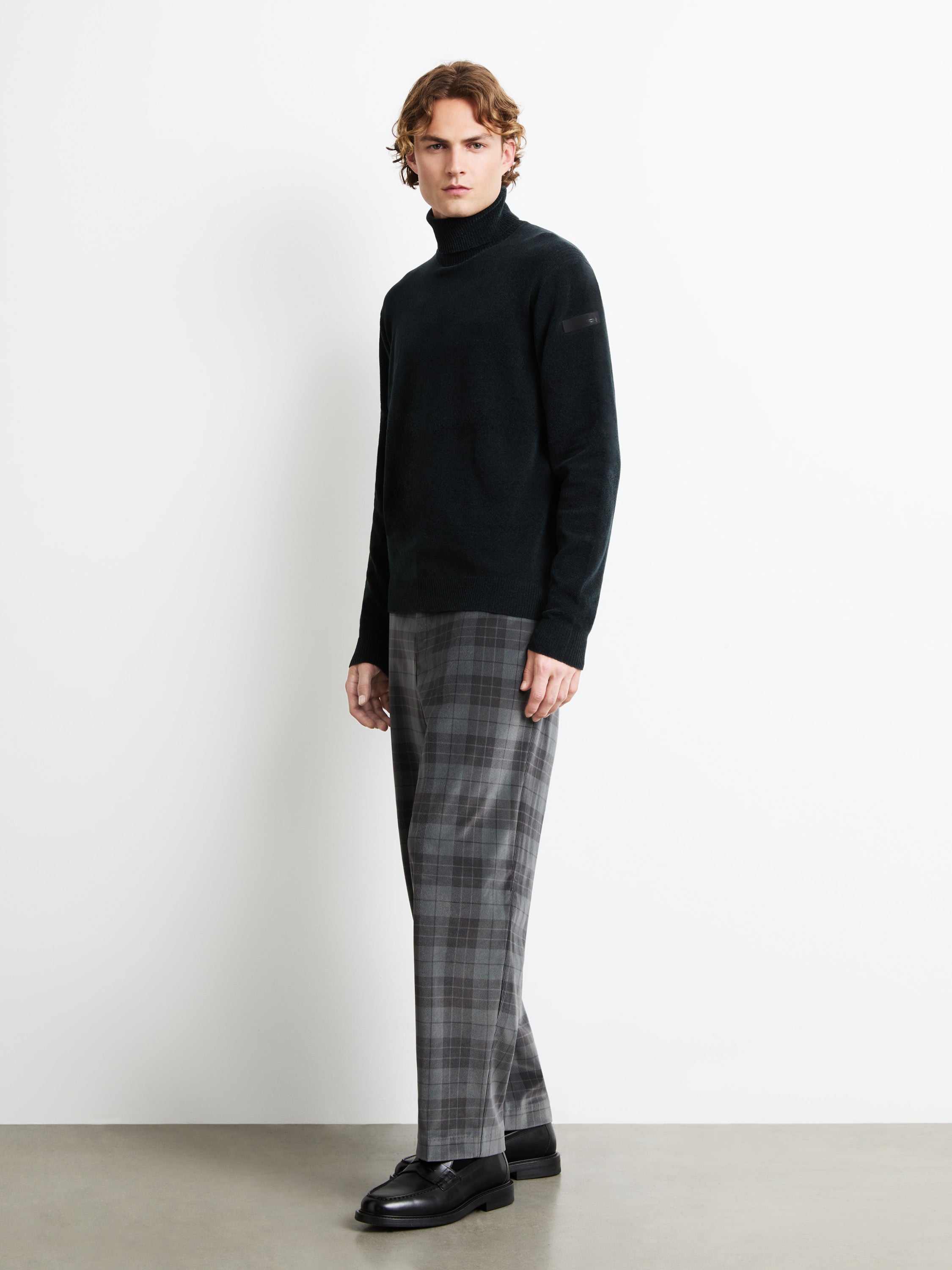 Velvet Turtleneck Knit