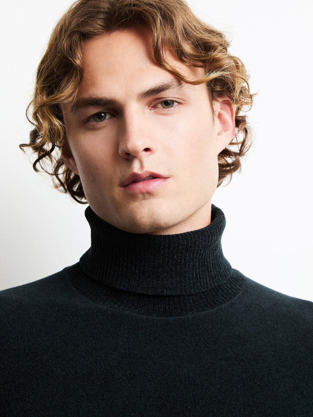 Velvet Turtleneck Knit