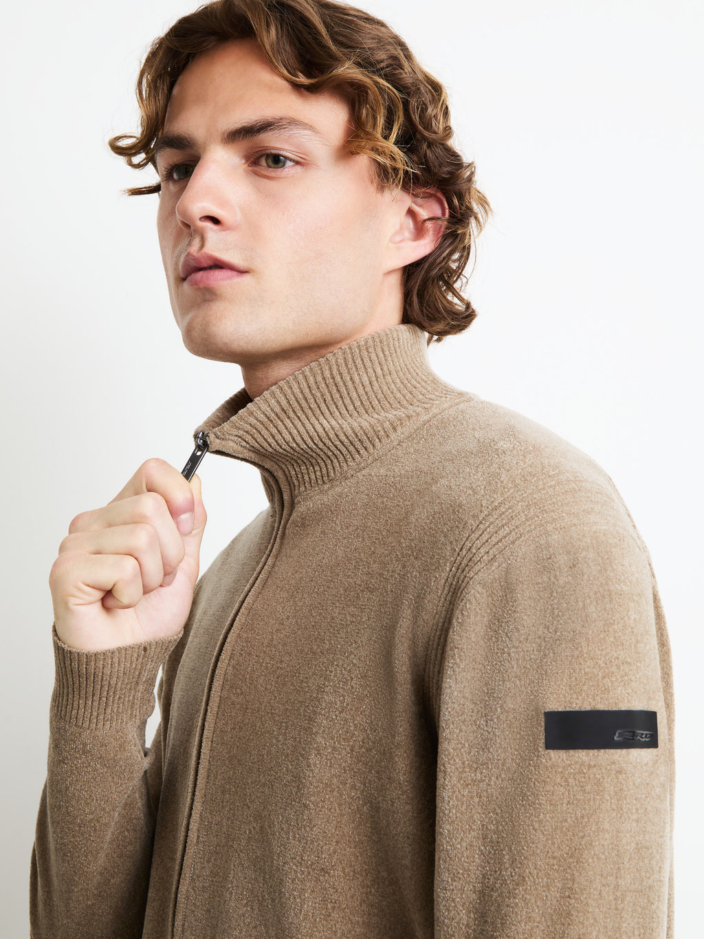 Velvet Full Zip Knit