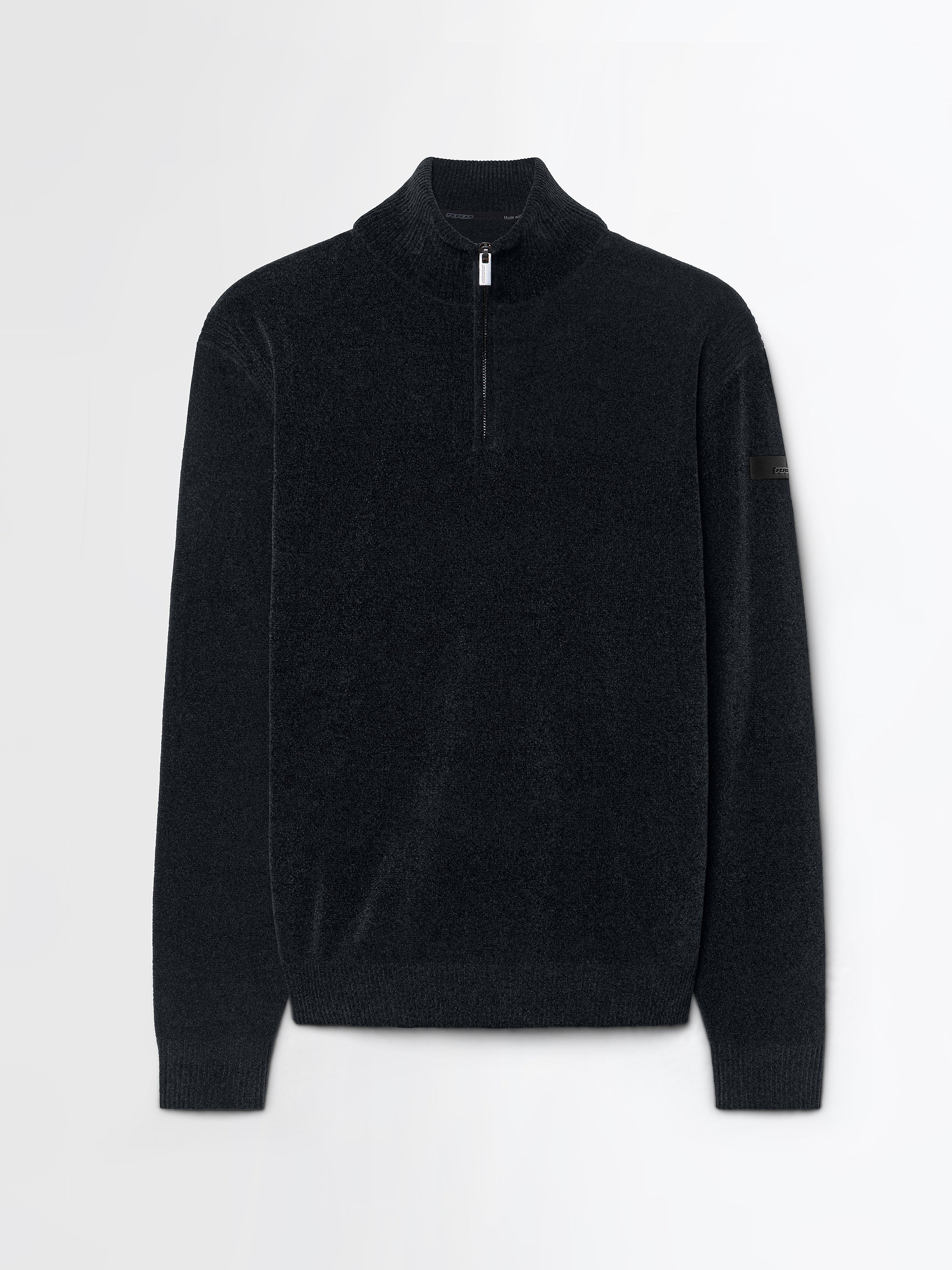 Velvet Half Zip Knit