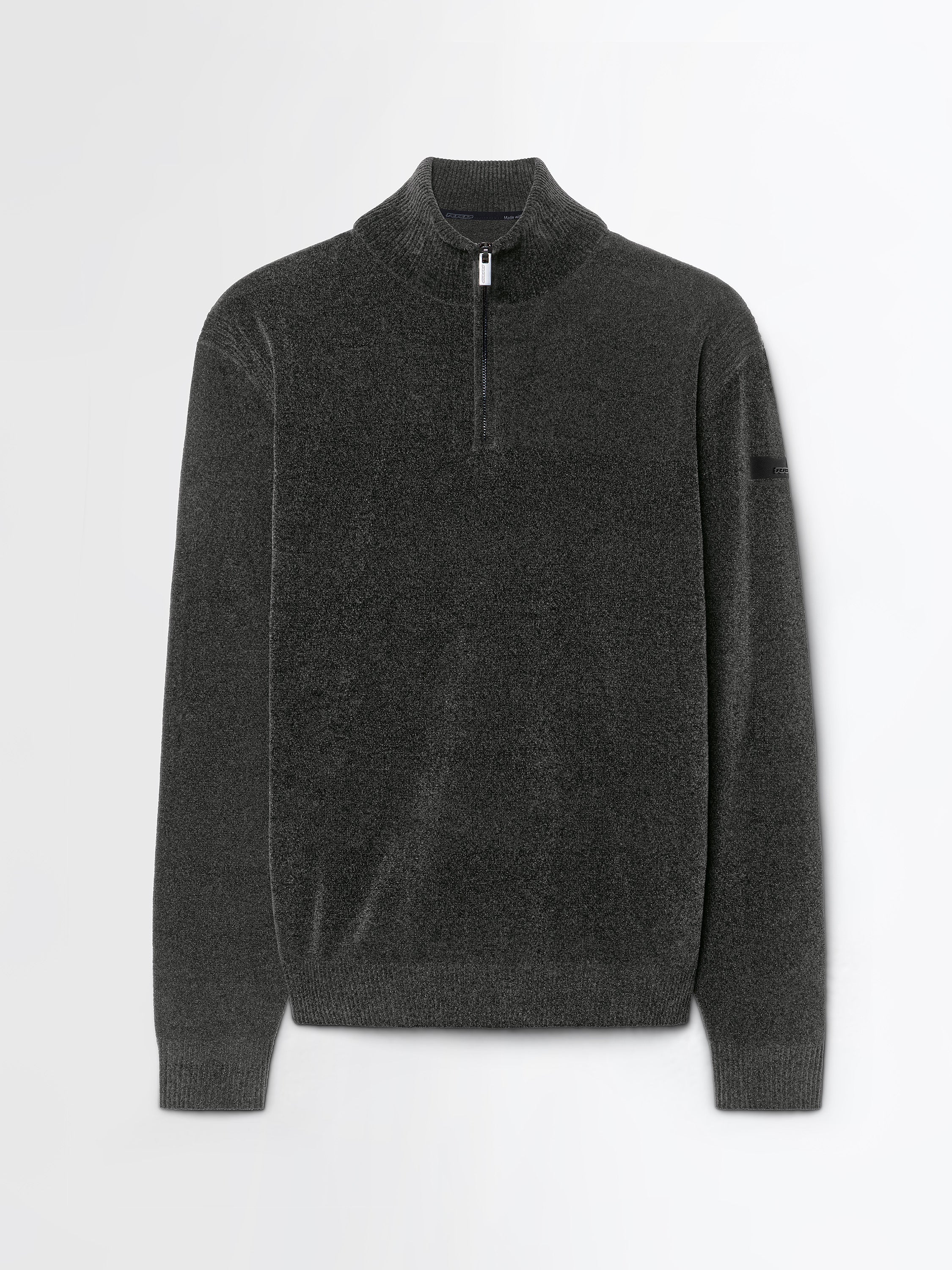 Velvet Half Zip Knit