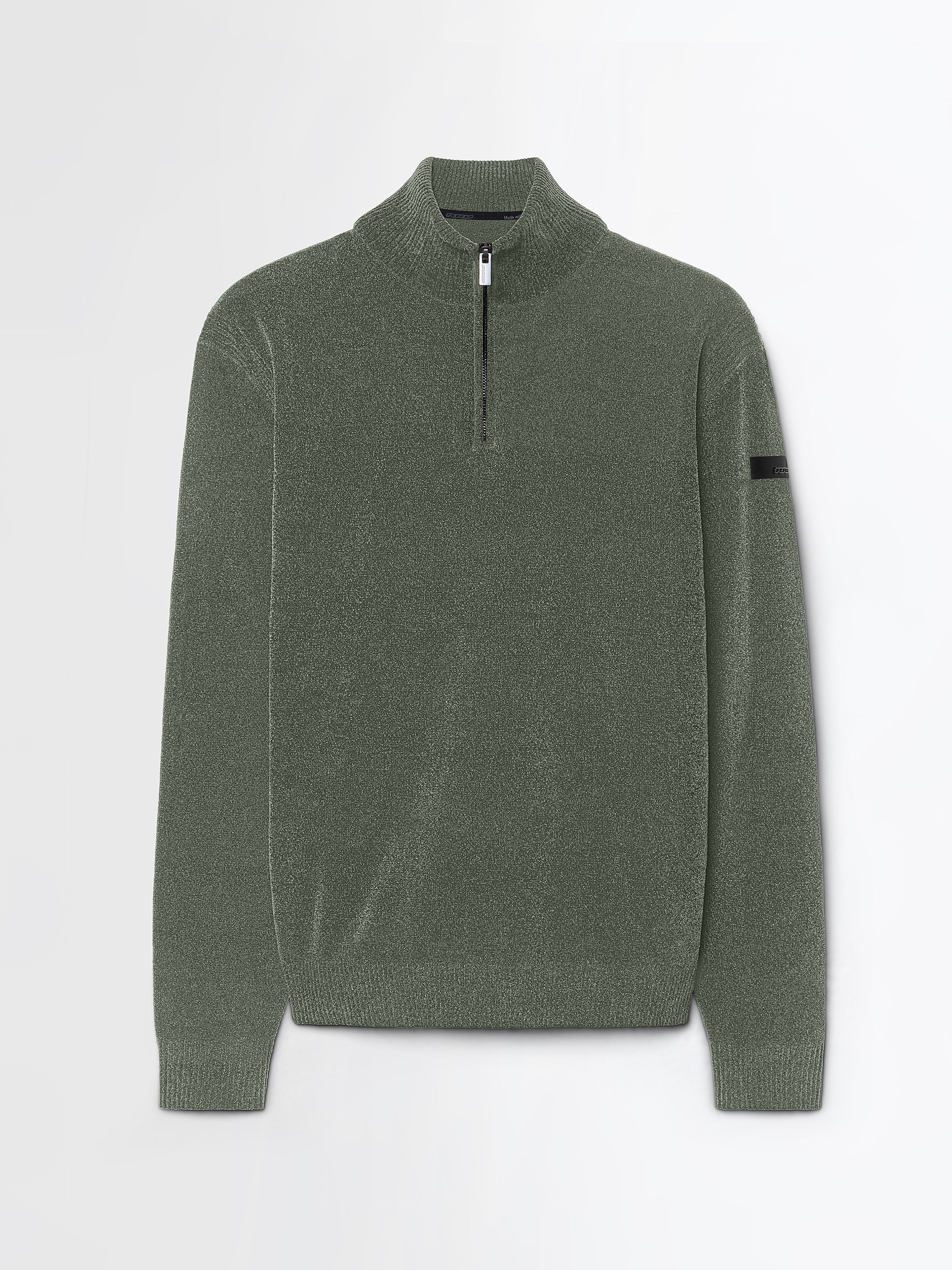 Velvet Half Zip Knit