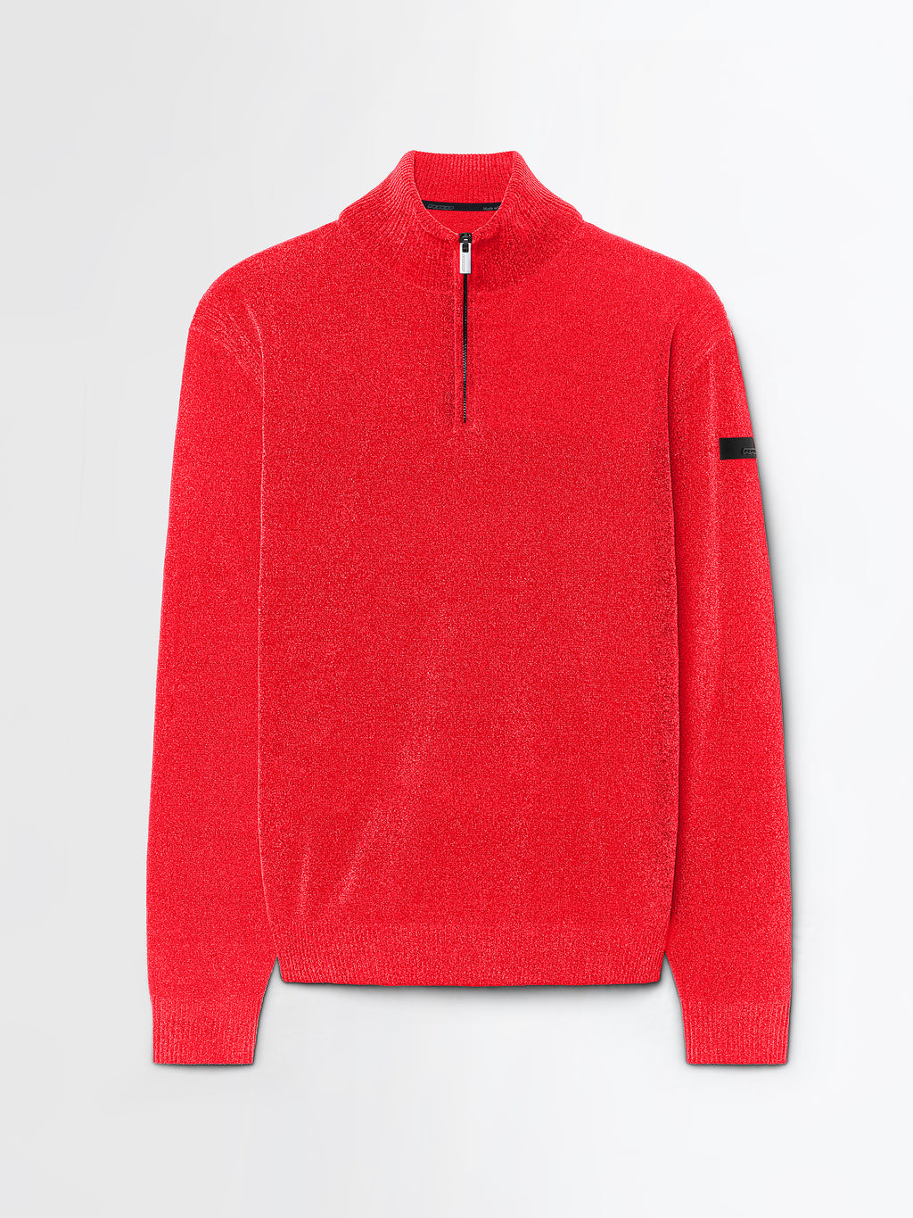 Velvet Half Zip Knit