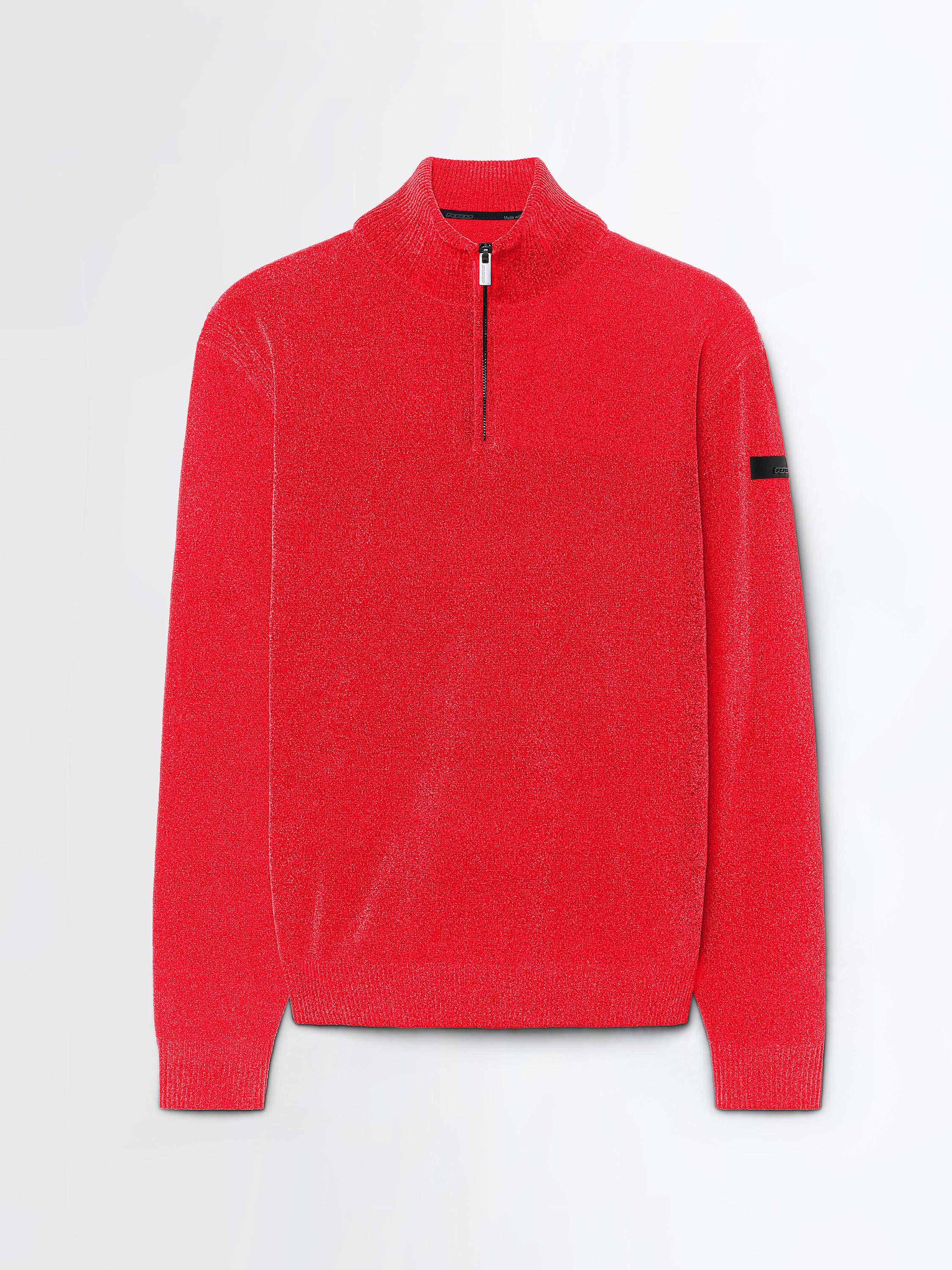 Velvet Half Zip Knit