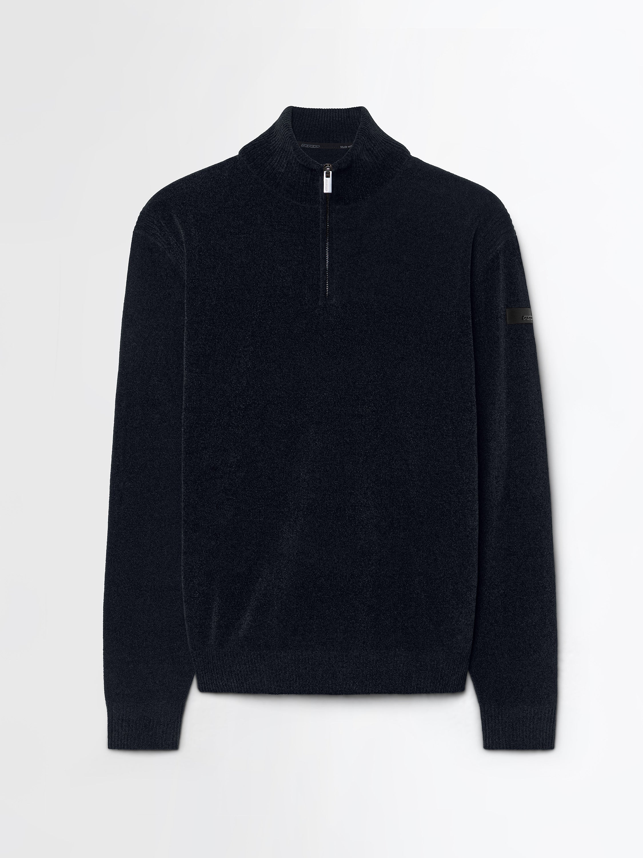 Velvet Half Zip Knit