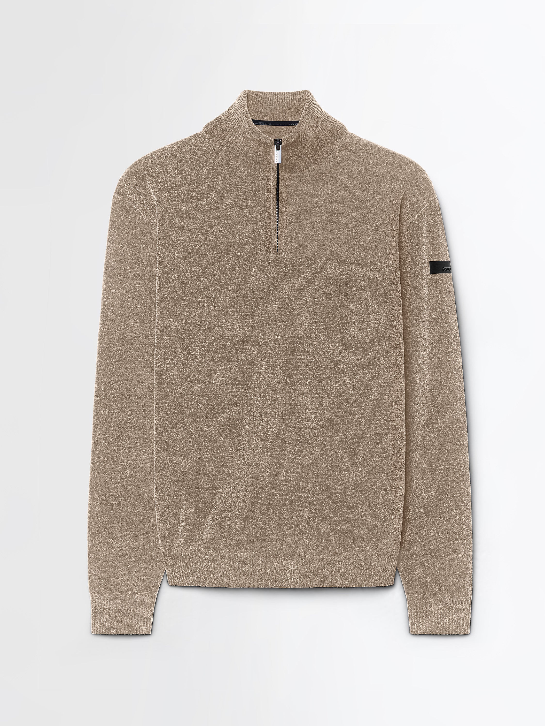 Velvet Half Zip Knit