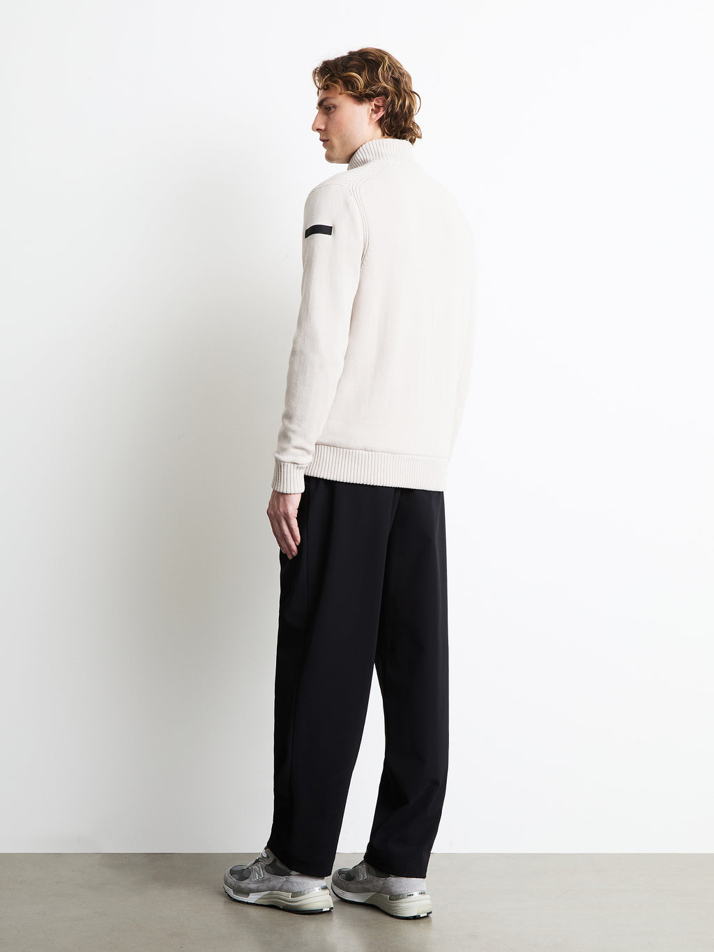 Cotton Plain Velvet Rib Full Zip Soft Knit