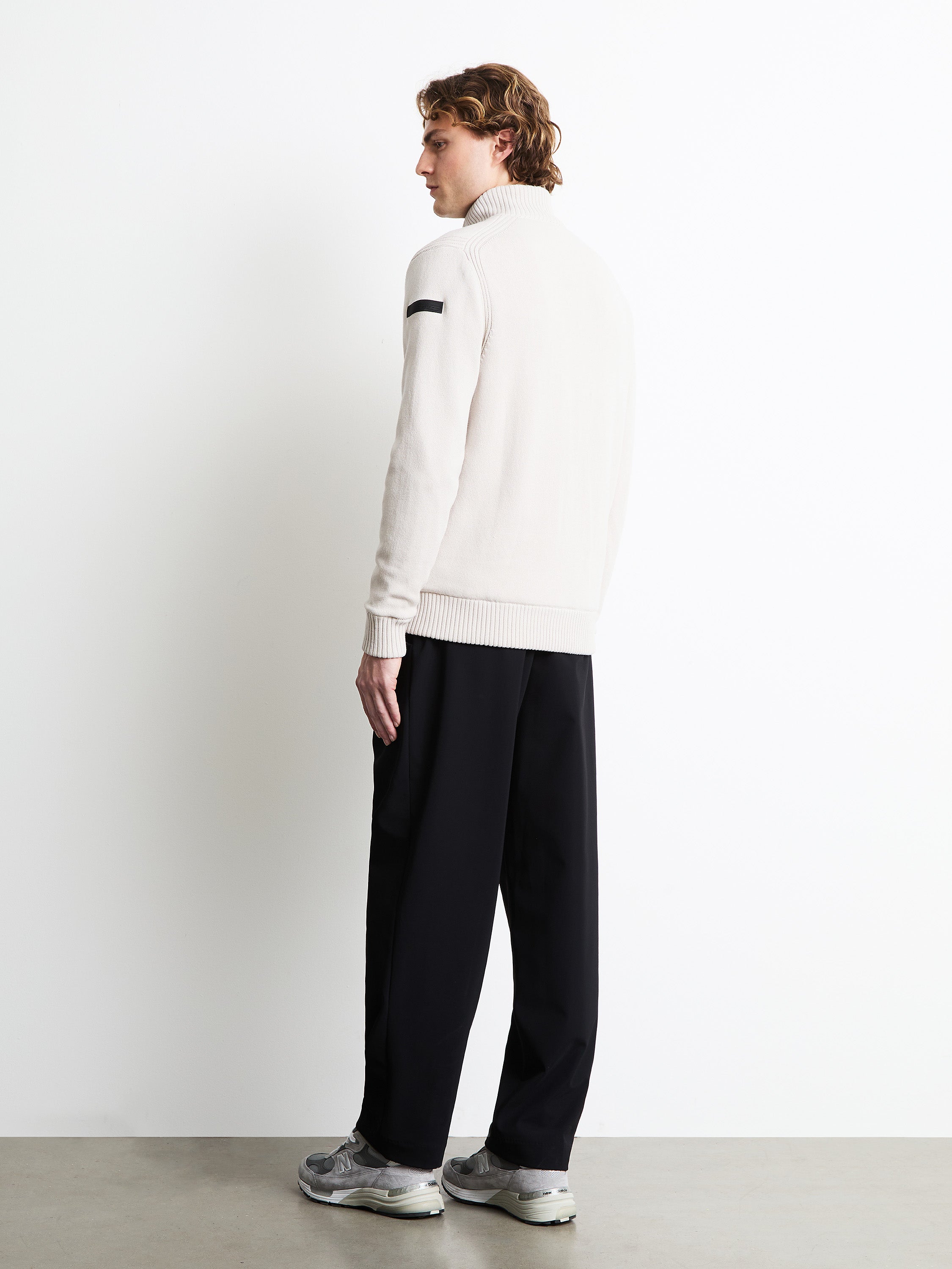 Cotton Plain Velvet Rib Full Zip Soft Knit