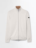 Cotton Plain Velvet Rib Full Zip Soft Knit