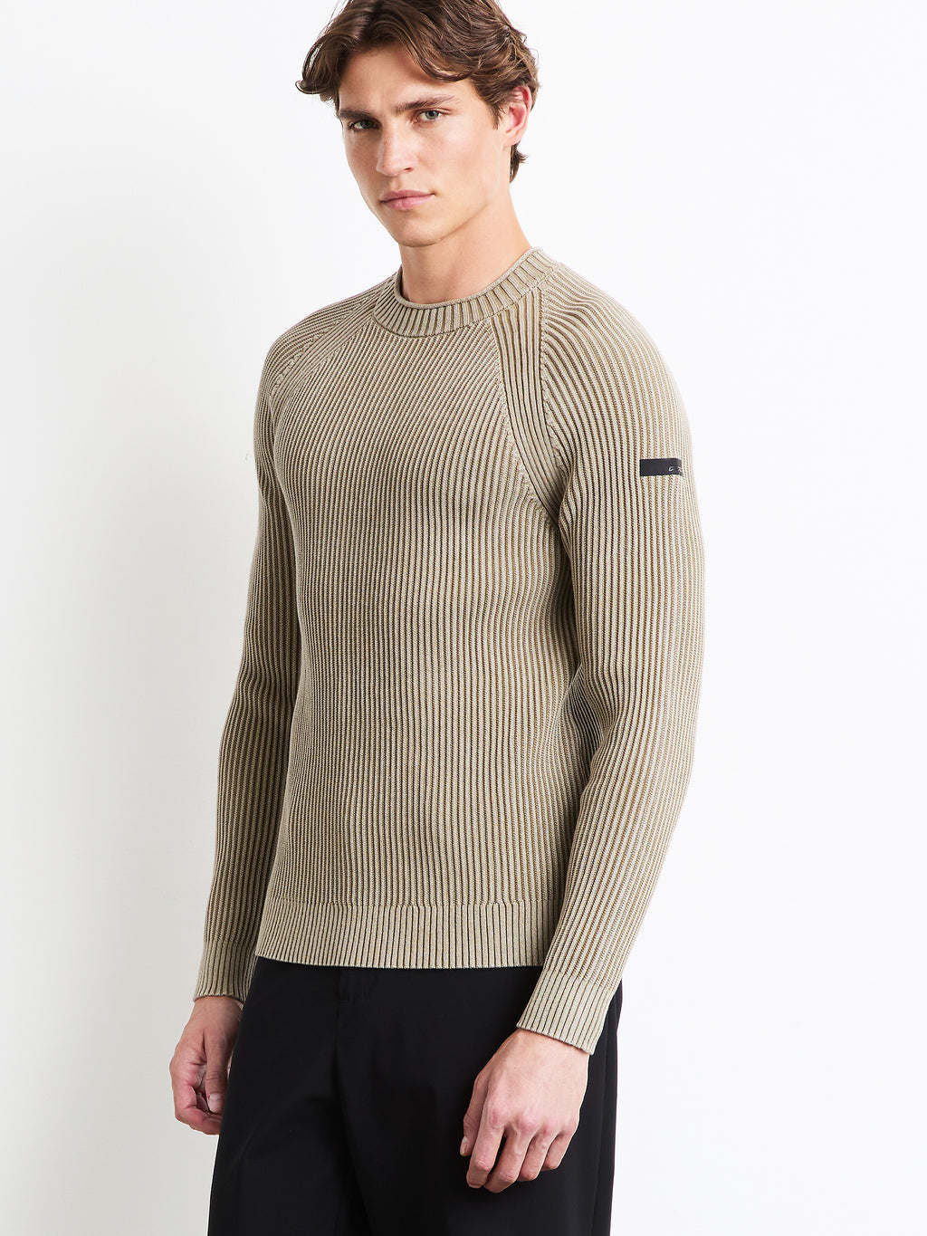 Cotton 7 Techno Wash Round Knit
