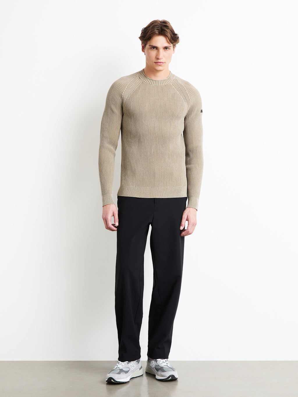 Cotton 7 Techno Wash Round Knit