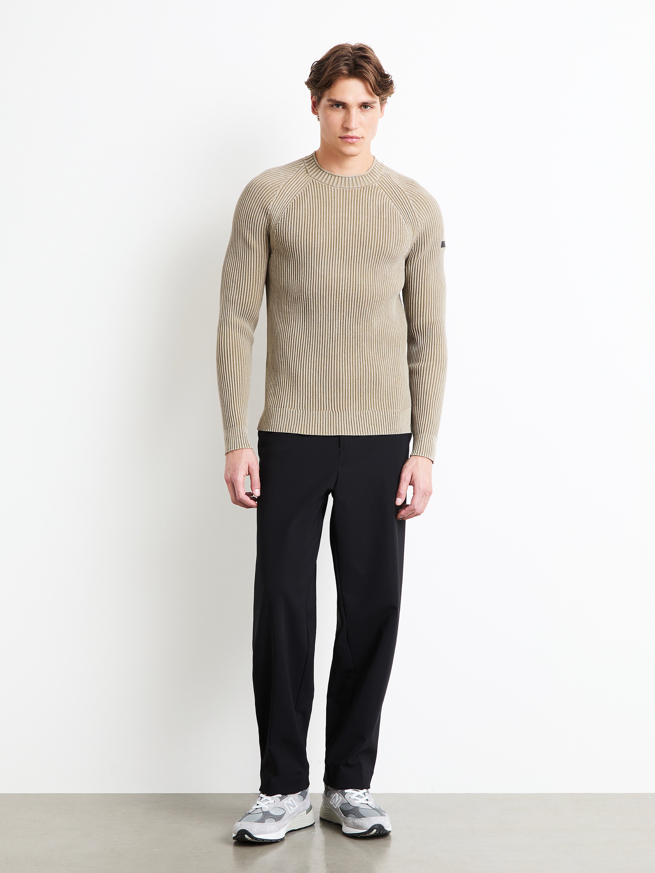 Cotton 7 Techno Wash Round Knit