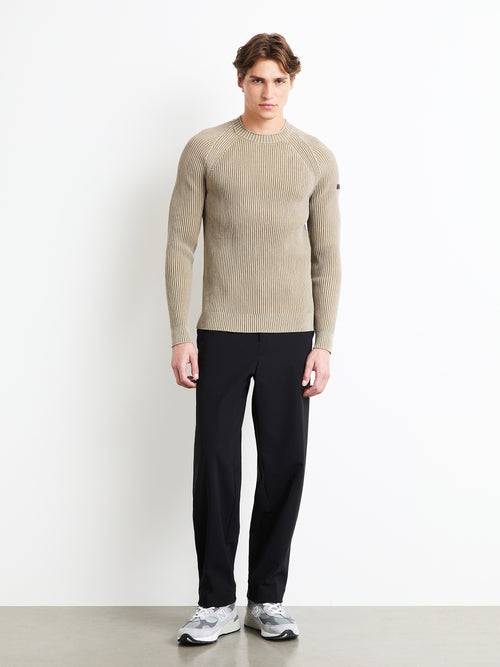 Cotton 7 Techno Wash Round Knit