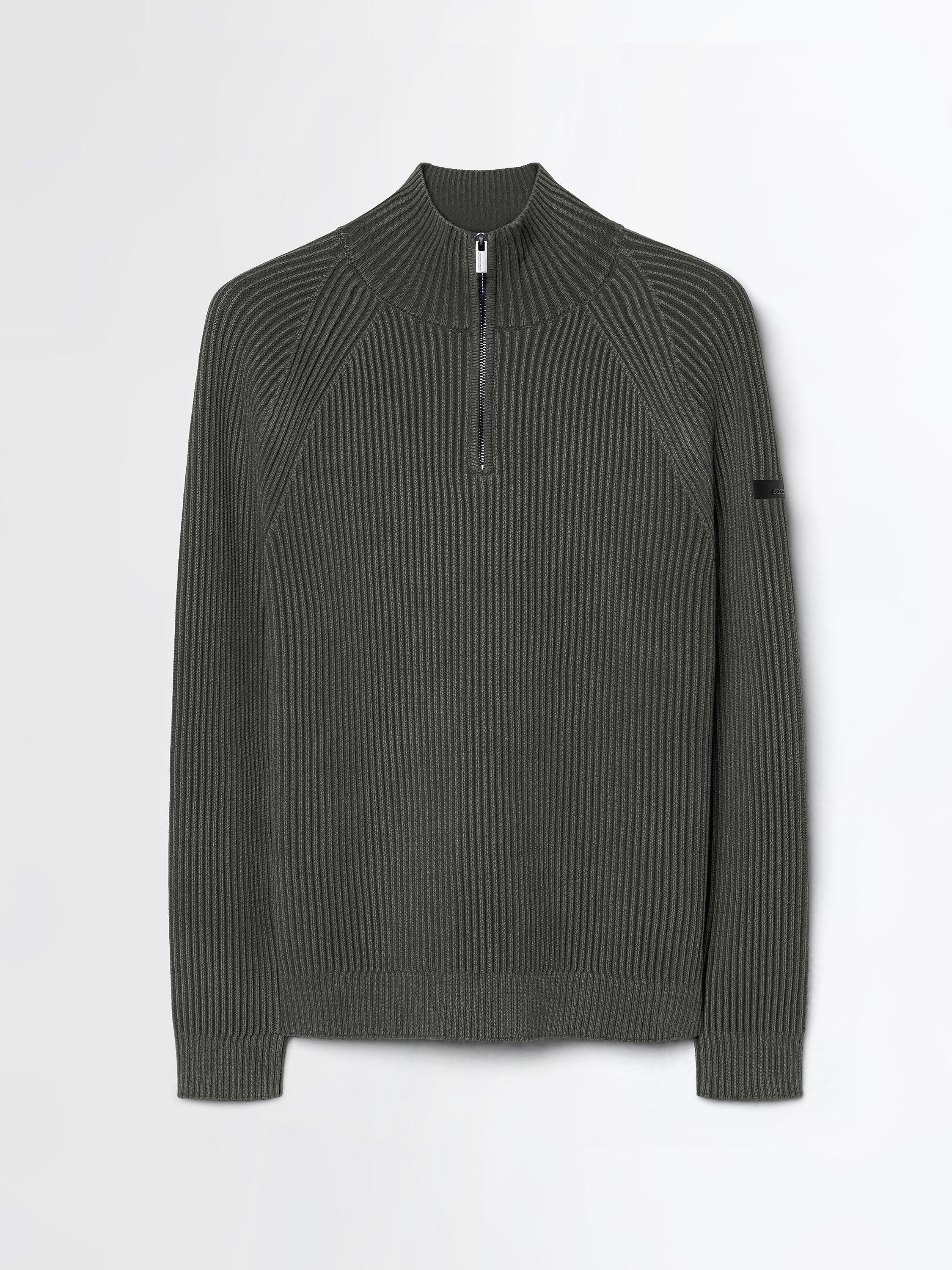 Cotton 7 Techno Wash Full Zip Knit