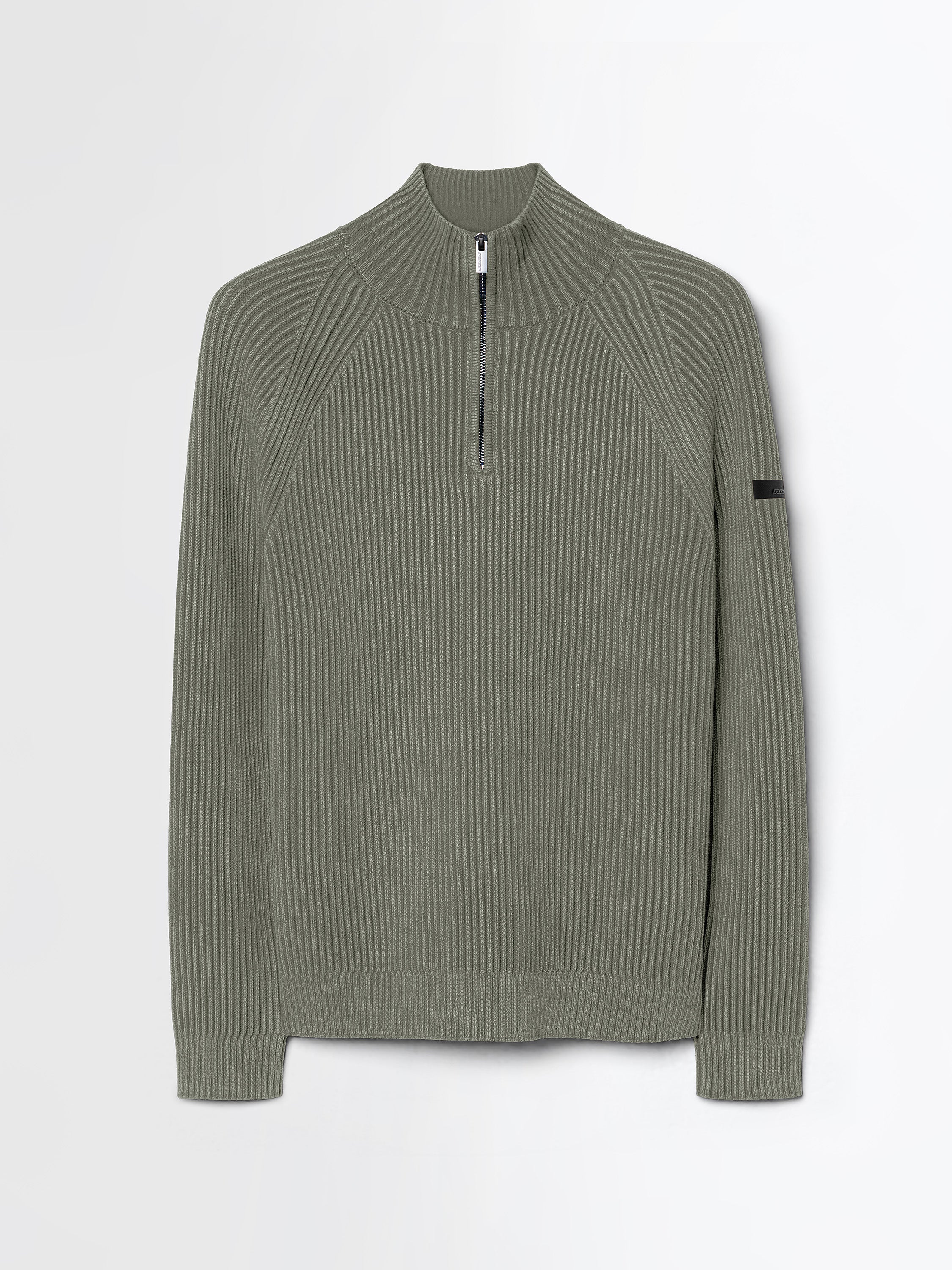 Cotton 7 Techno Wash Full Zip Knit