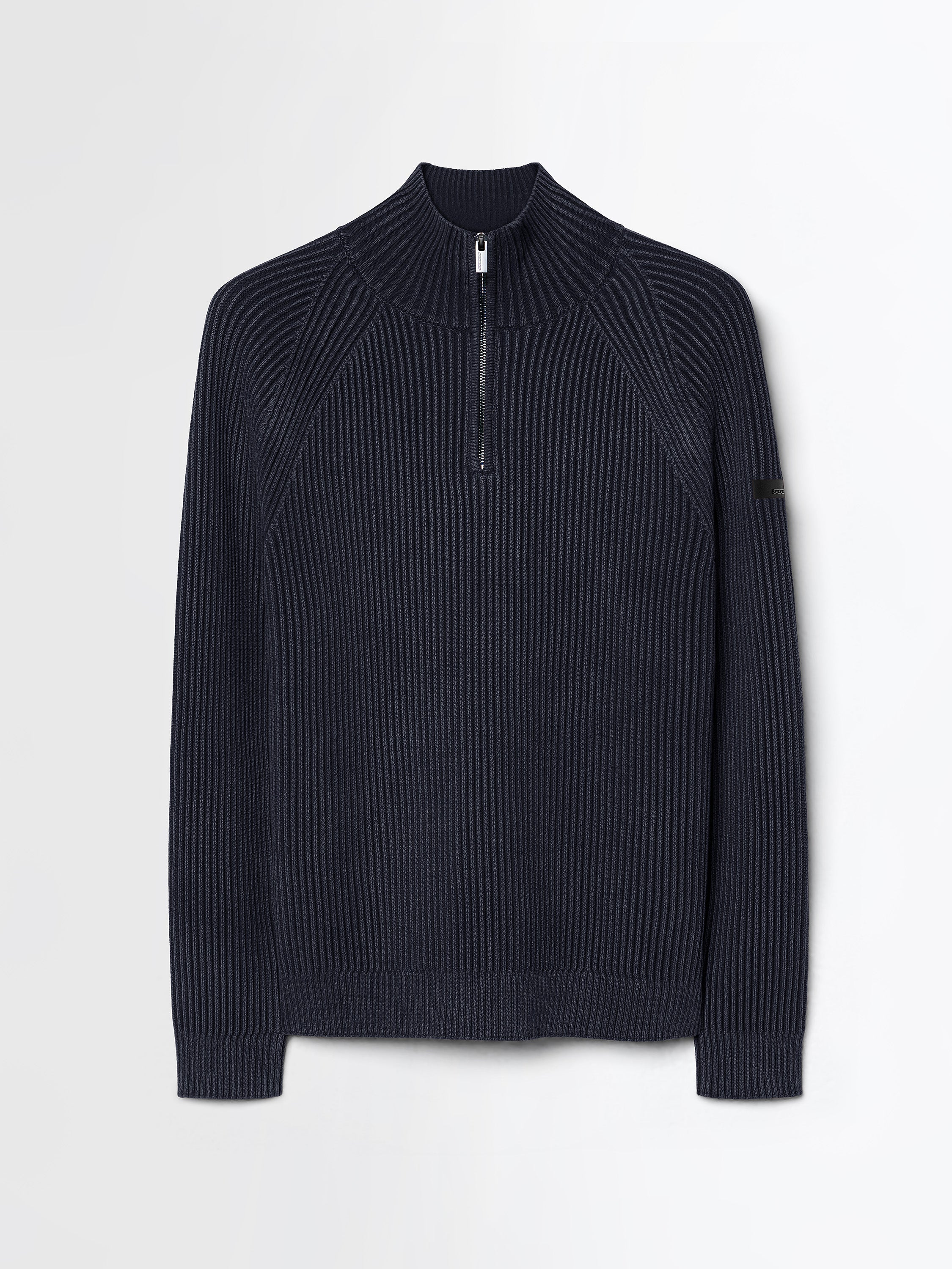 Cotton 7 Techno Wash Full Zip Knit