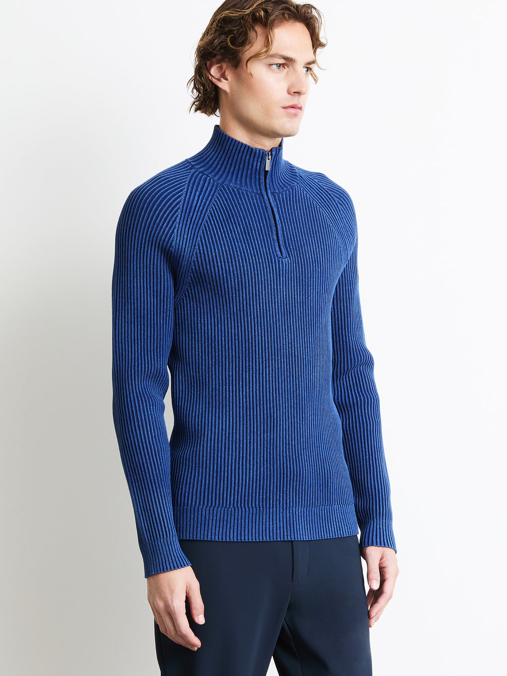 Cotton 7 Techno Wash Full Zip Knit