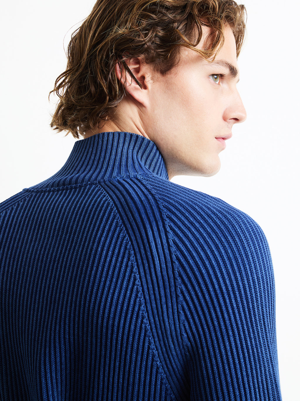 Cotton 7 Techno Wash Full Zip Knit