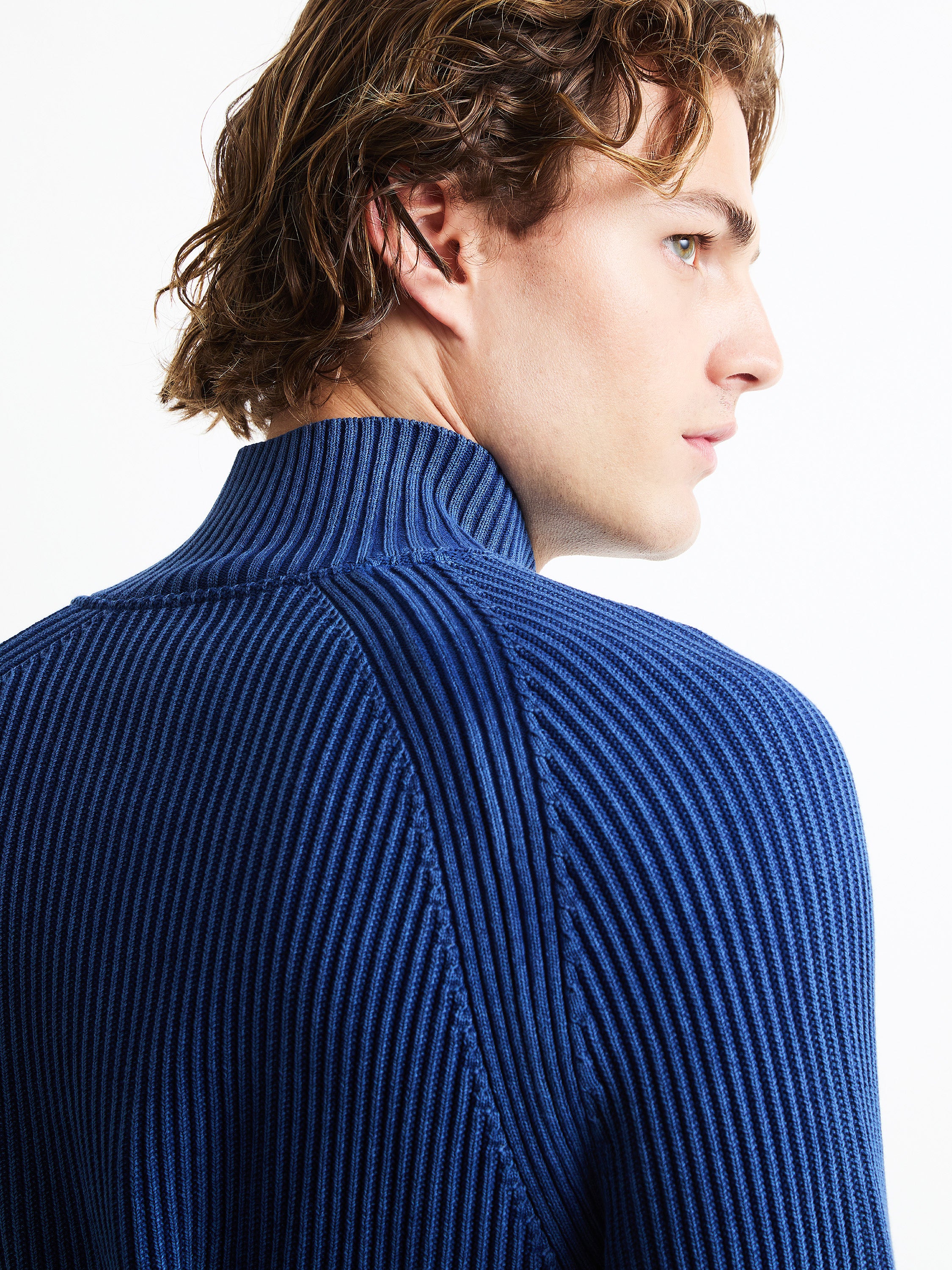 Cotton 7 Techno Wash Full Zip Knit